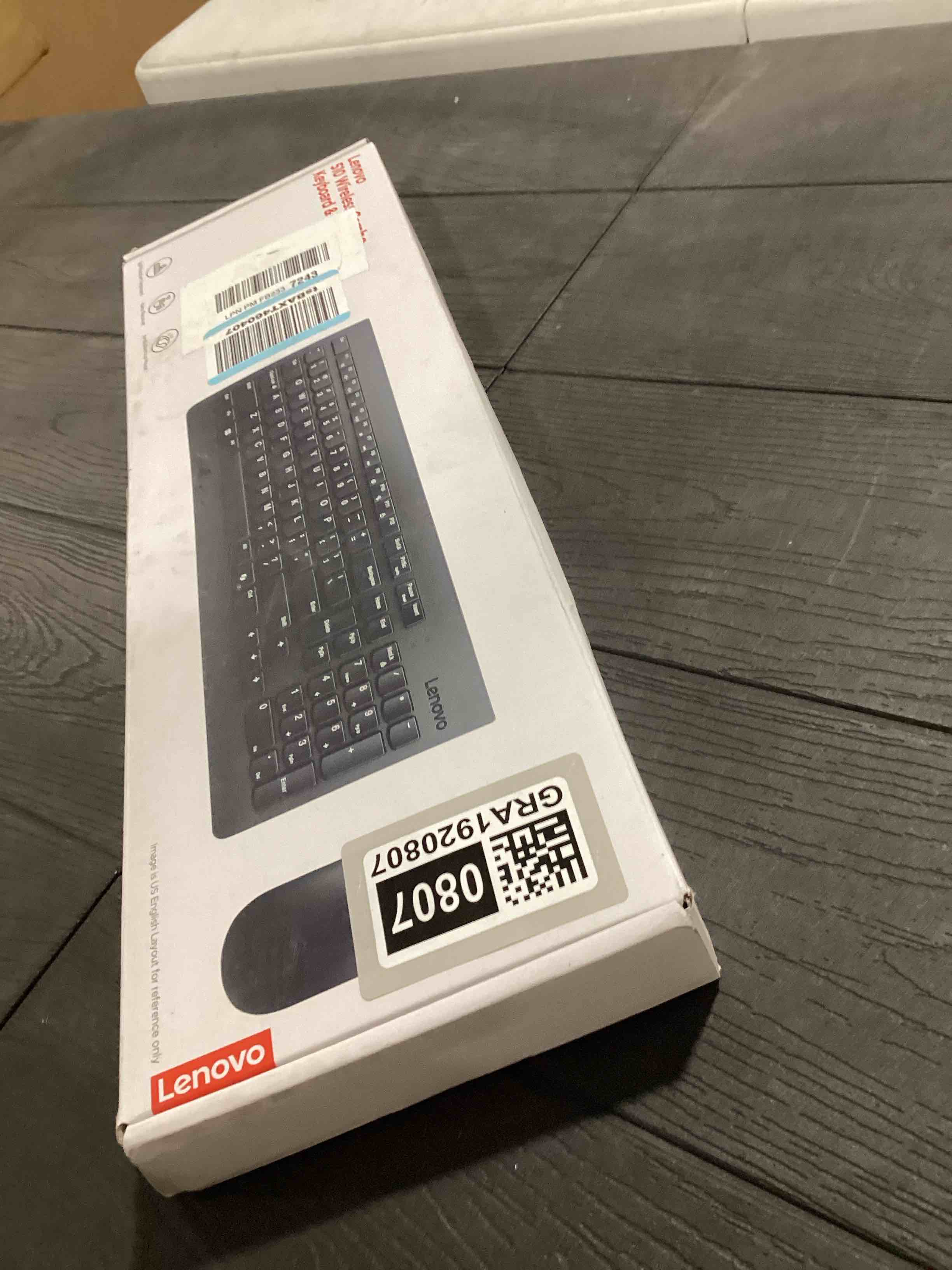 Condition photo showing As Is for Lenovo 510 Wireless Keyboard & Mouse Combo, 2.4 GHz Nano USB Receiver, Full Size, Island Key Design, Left or Right Hand, 1200 DPI Optical Mouse, GX30N81775, Black