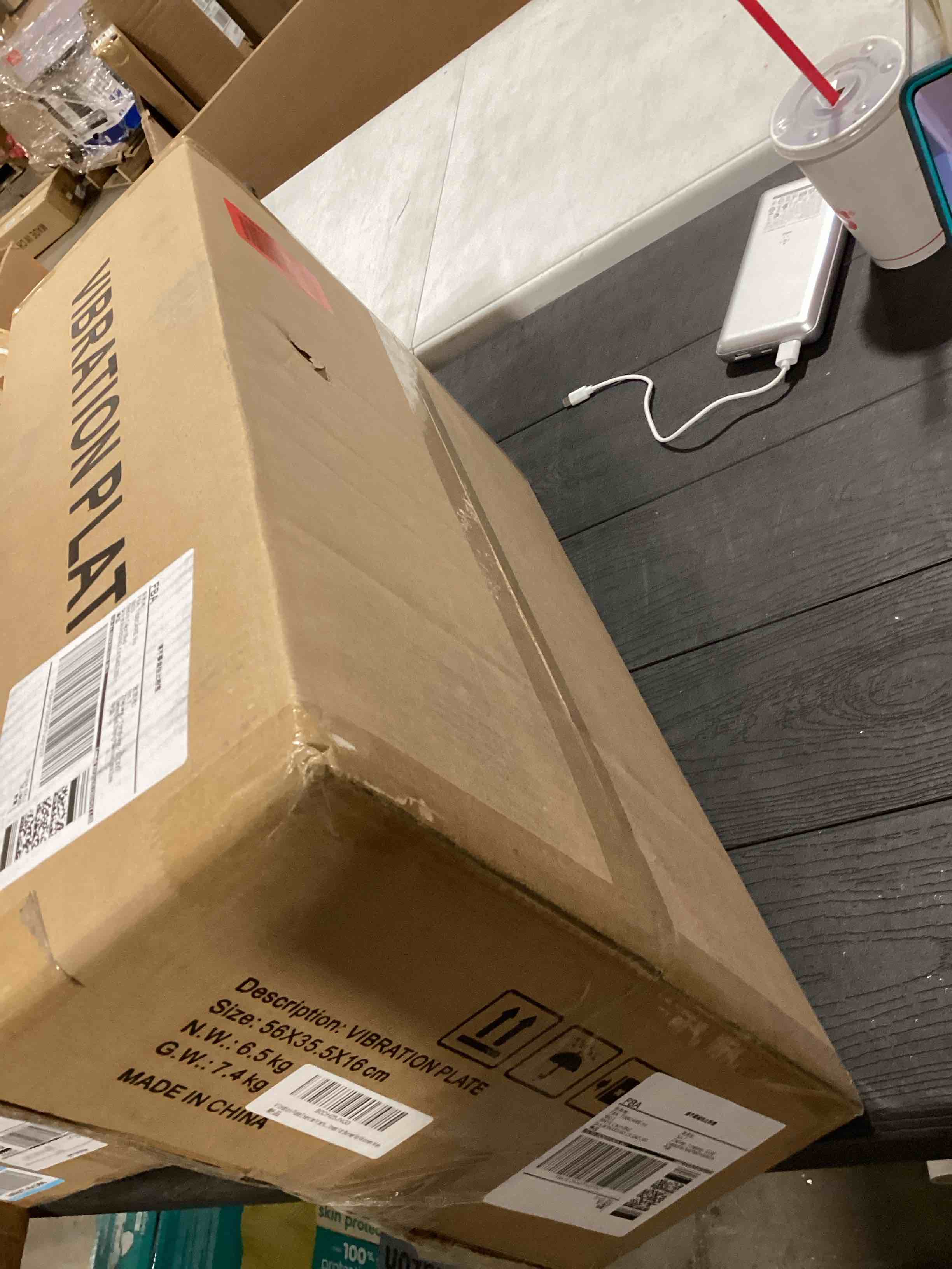 Condition photo showing Good Condition for Vibration Plate Exercise Machine: TISSCARE Vibrating Plates for Weight Loss and Lymphatic Drainage, 400lbs Shake Plate Whole Body Workout Platform for Home Fitness Fat Burner Gifts for Women Men Black