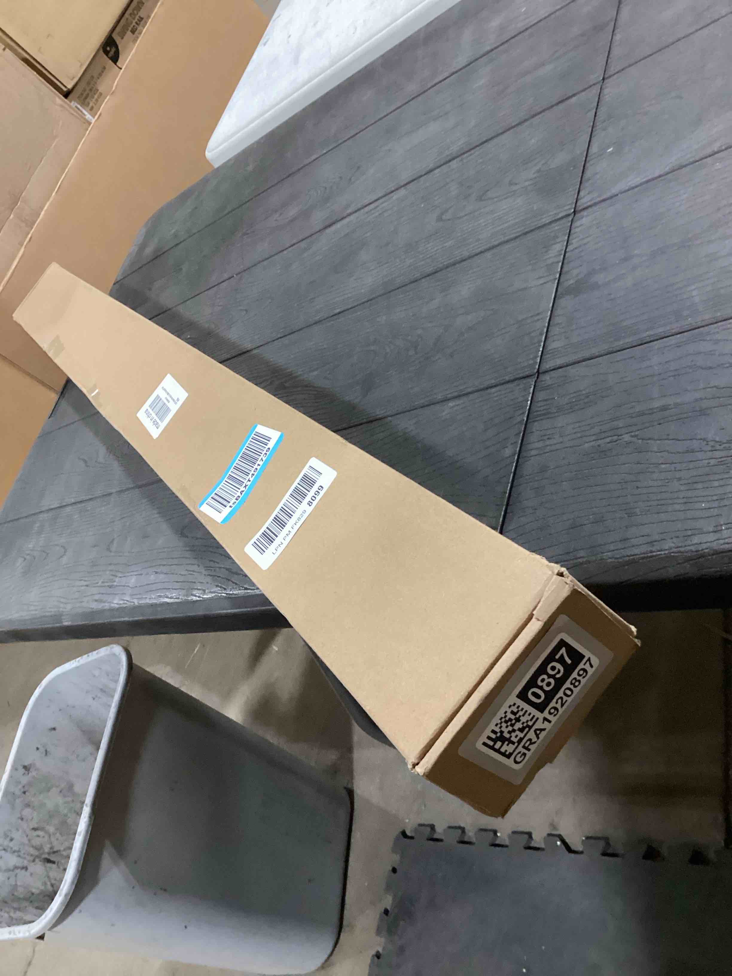 Condition photo showing Good Condition for 30-47 Inch New Heavy Duty Hidden Sliding Barn Door Hardware and Track, Floating Wall Mounted Invisible Sliding Door Track, Soft Close, Quiet, Easy Install (Can Installed on Doors up to 47 Inch)