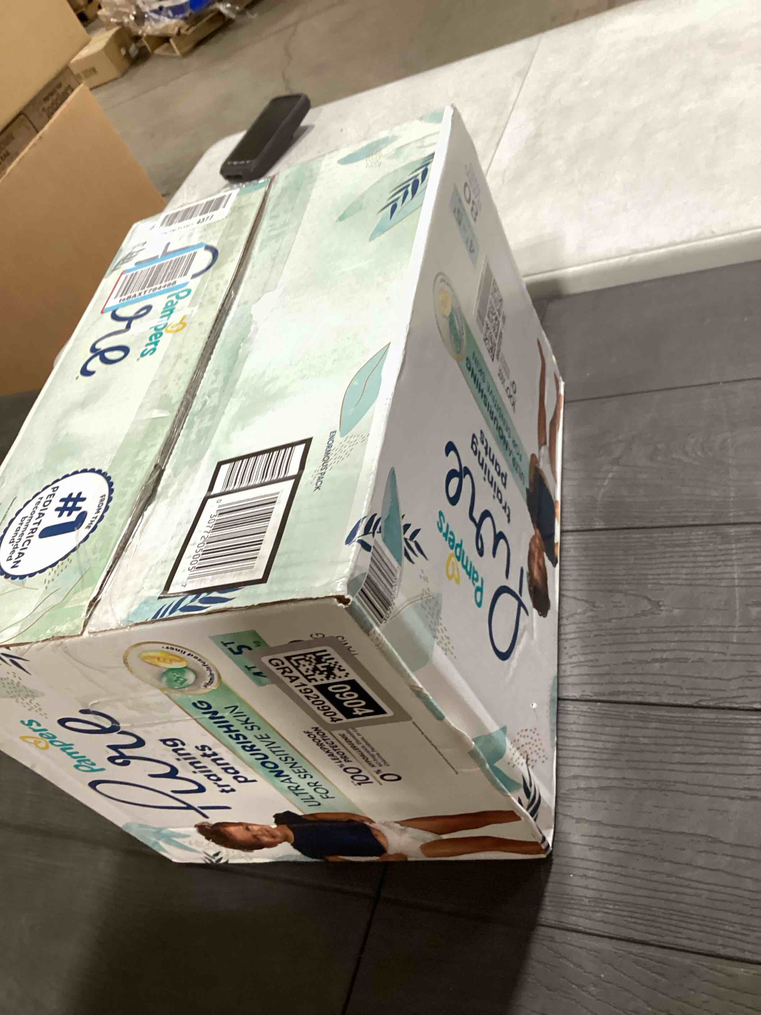Condition photo showing New/Like New for Pampers Pure Protection Training Underwear, Unisex, Size 4T5T, 80 Count, Premium, Hypoallergenic, Soft, Absorbent
