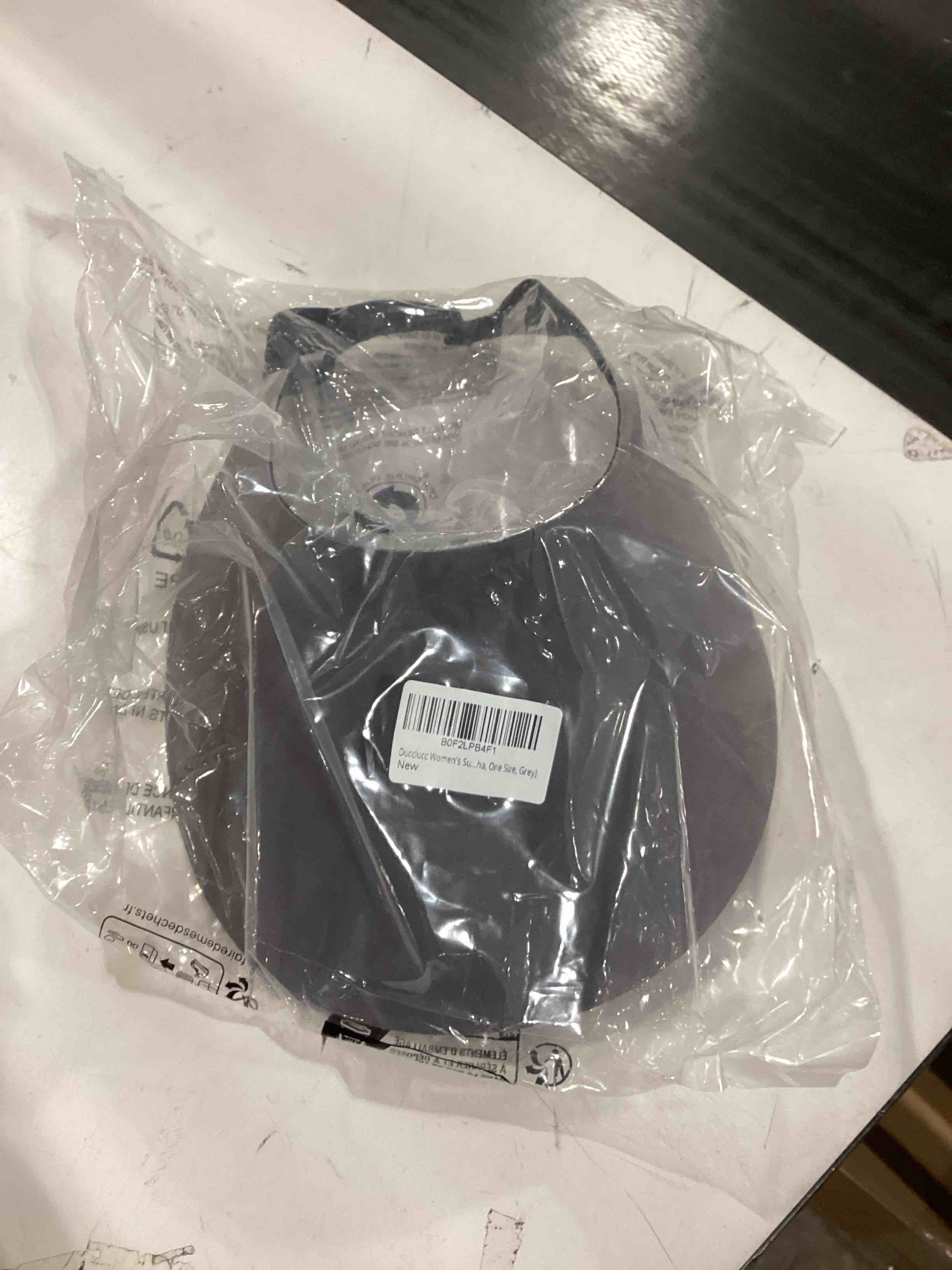 Condition photo showing As Is for Women's Sun Visor Hat Wide Brim Sport Visor Adjustable Tennis Golf Visor Summer Ponytail Beach Sun Cap UPF50+