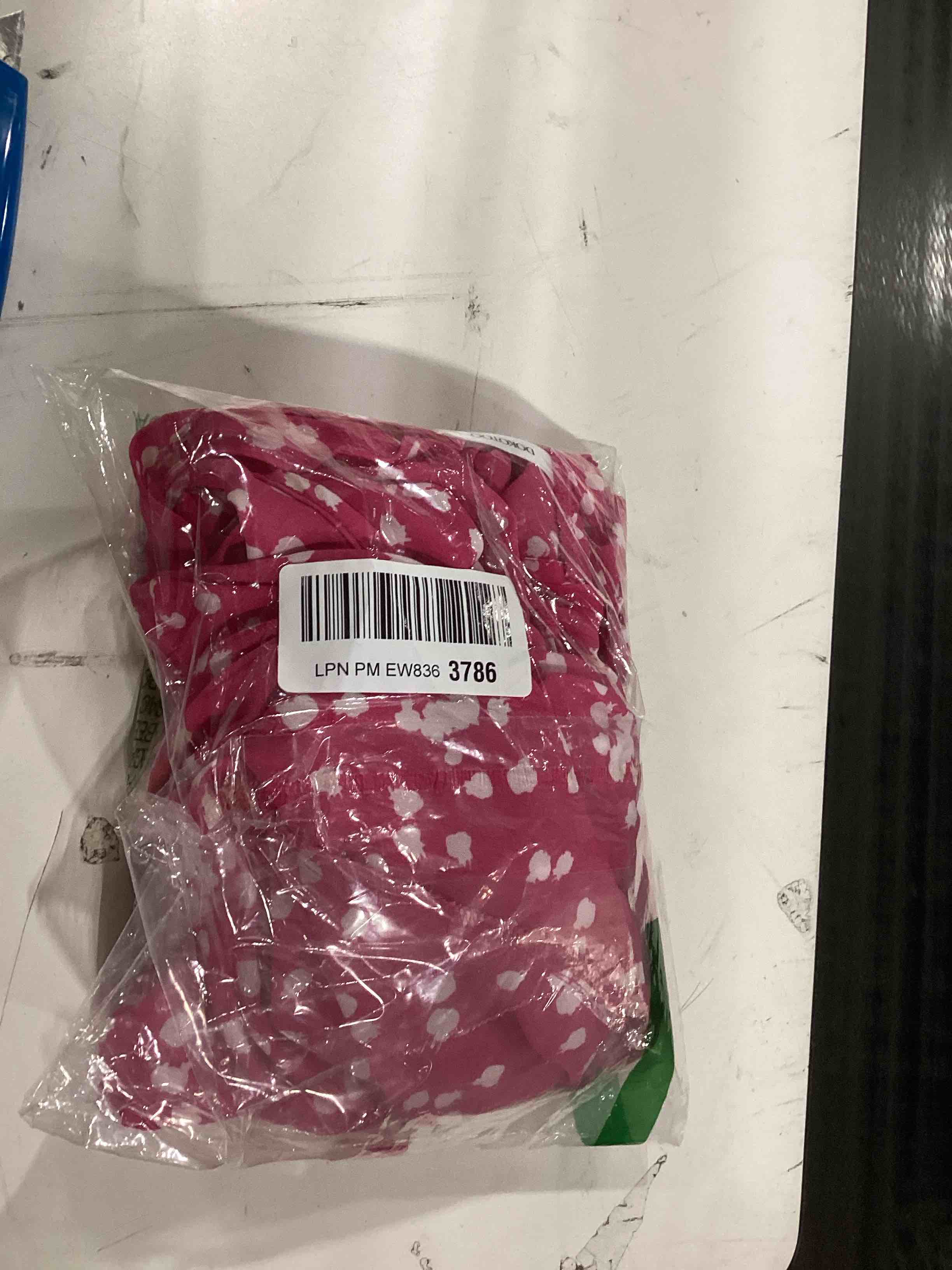 Condition photo showing As Is for Dokotoo Womens Summer Tops Casual Crewneck Floral Print Shirts Smocked Ruffle Short Sleeve Babydoll Blouses XX-Large Rose