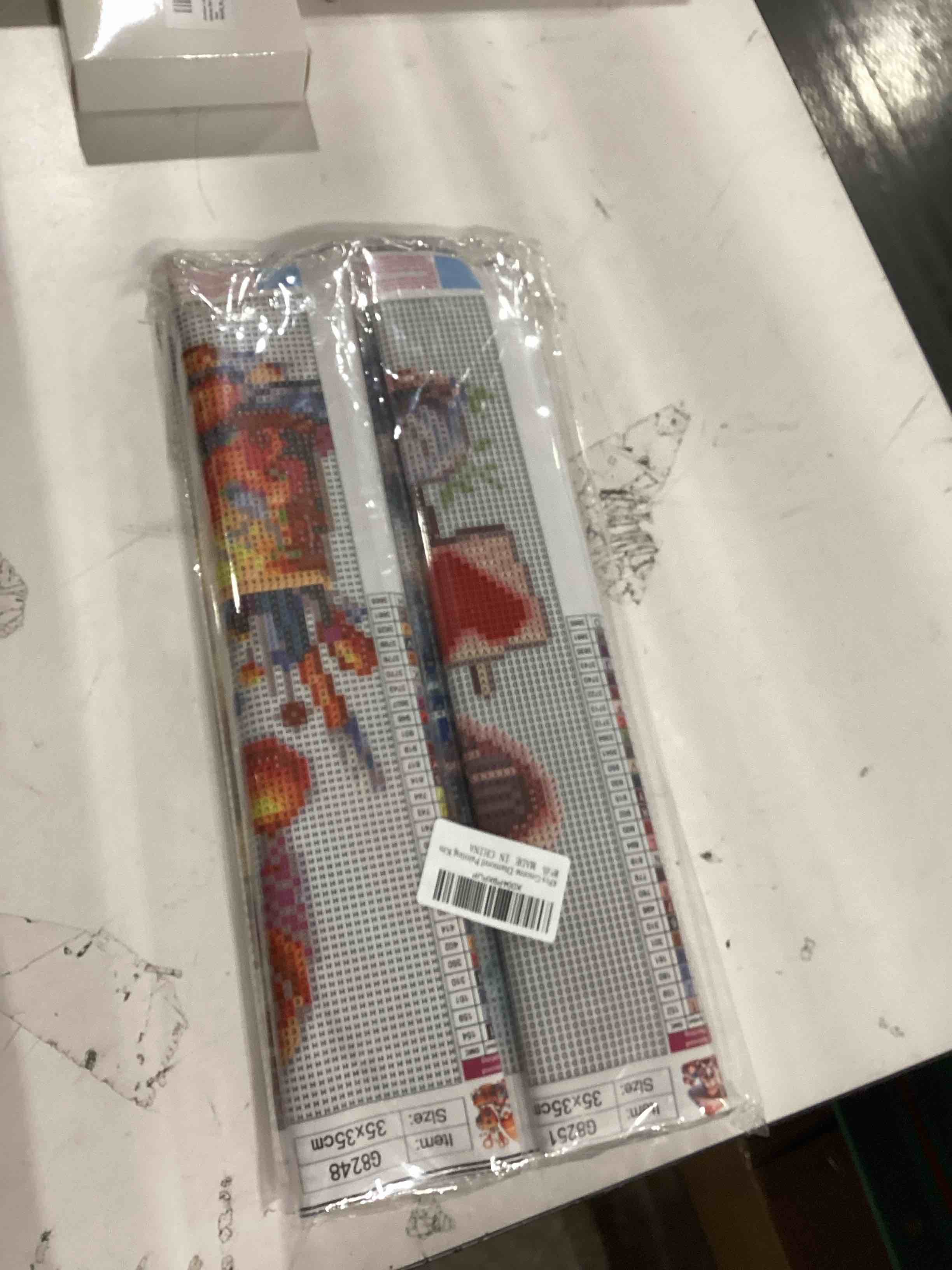 Condition photo showing Good Condition for 4Pcs Gnome Diamond Painting Kits for Adults,5D DIY Full Drill Diamond Art Kits for Adults,Crystal Gem Diamond Art Painting Kits for Home Wall Decor G8248+G8249+G8250+G8251