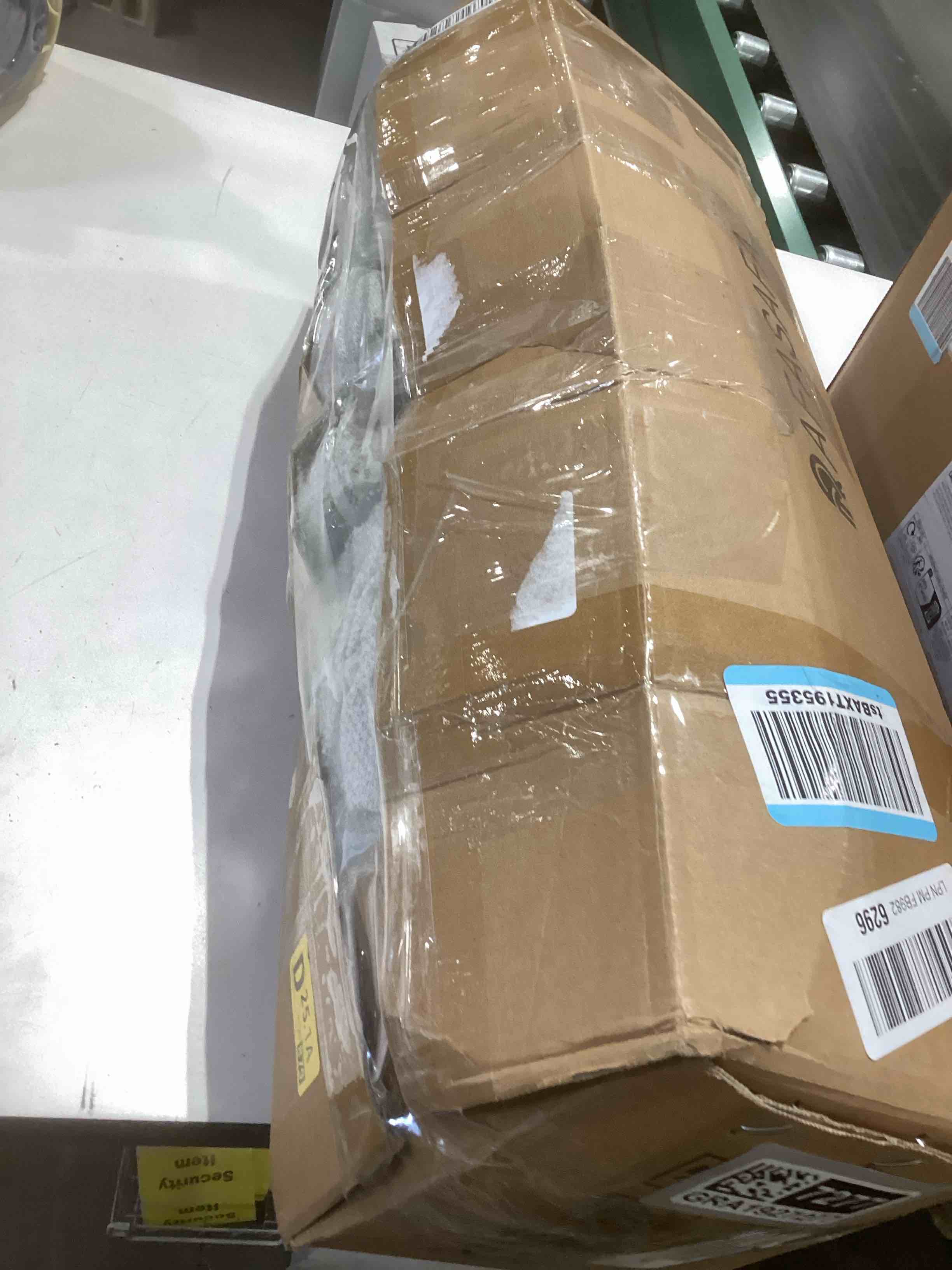 Condition photo showing Good Condition for Large Orthopedic Dog Sofa Bed with Sides, Carry Handle & Side Pockets .Plush Chenille Orthopedic Pet Bed Couch for Large Dogs.Portable Snuggler for Indoor Use, Travel & Recovery(Brown) Large Brown