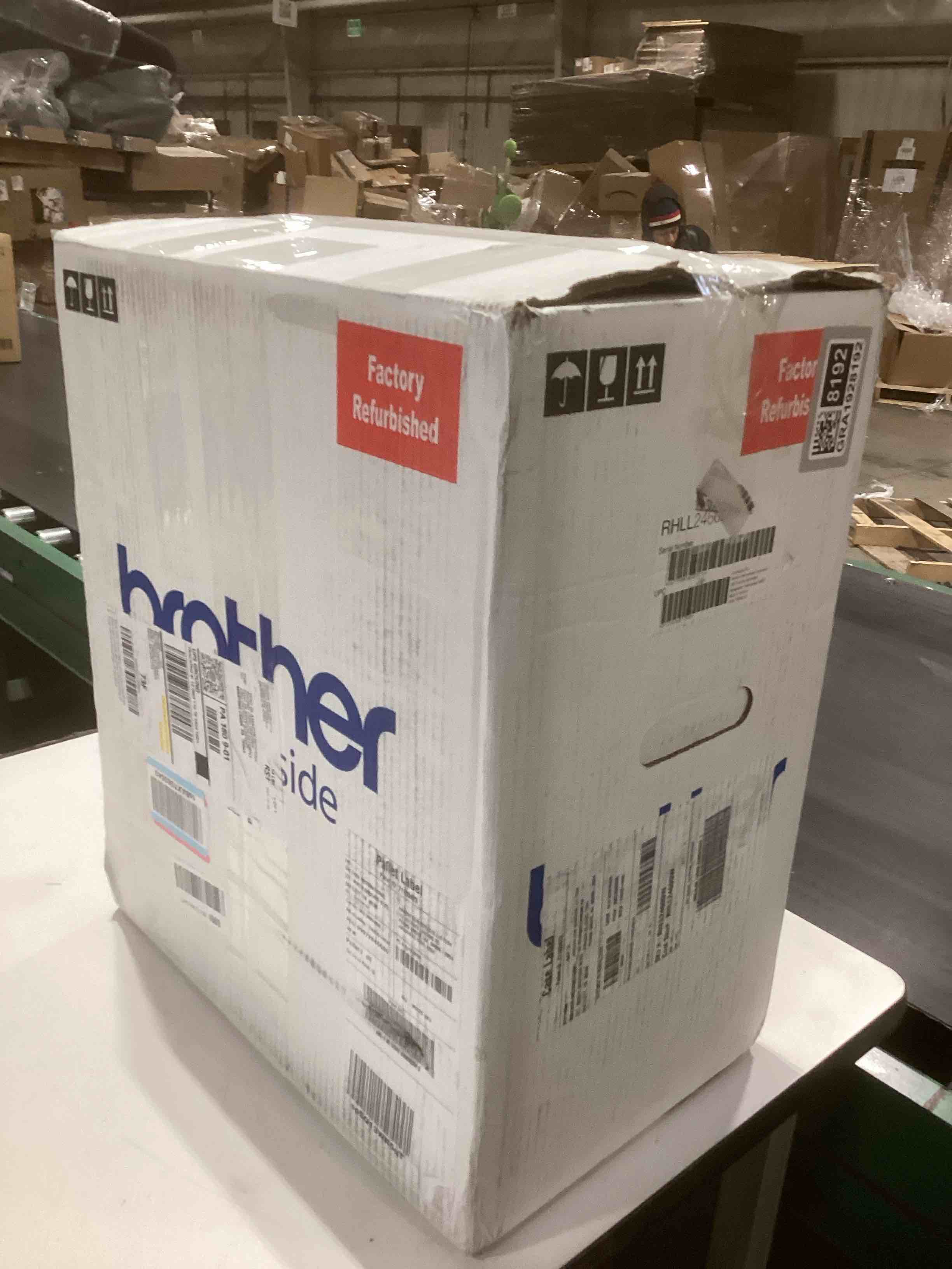 Condition photo showing As Is for Brother HL-L2460DW Wireless Compact Monochrome Laser Printer with Duplex, Mobile Printing, Black & White Output | Includes Refresh Subscription Trial(1), (Renewed Premium - Refurbished) Renewed (Refurbished) Printer