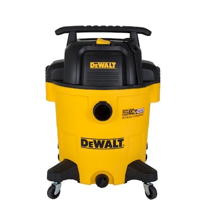 dewalt stealthsonic quiet 12-gallon 5.5 hp corded wet/dry shop vacuum with