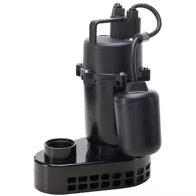 utilitech 1/3-hp 115 -volt 40-gallon aluminum submersible sump pump