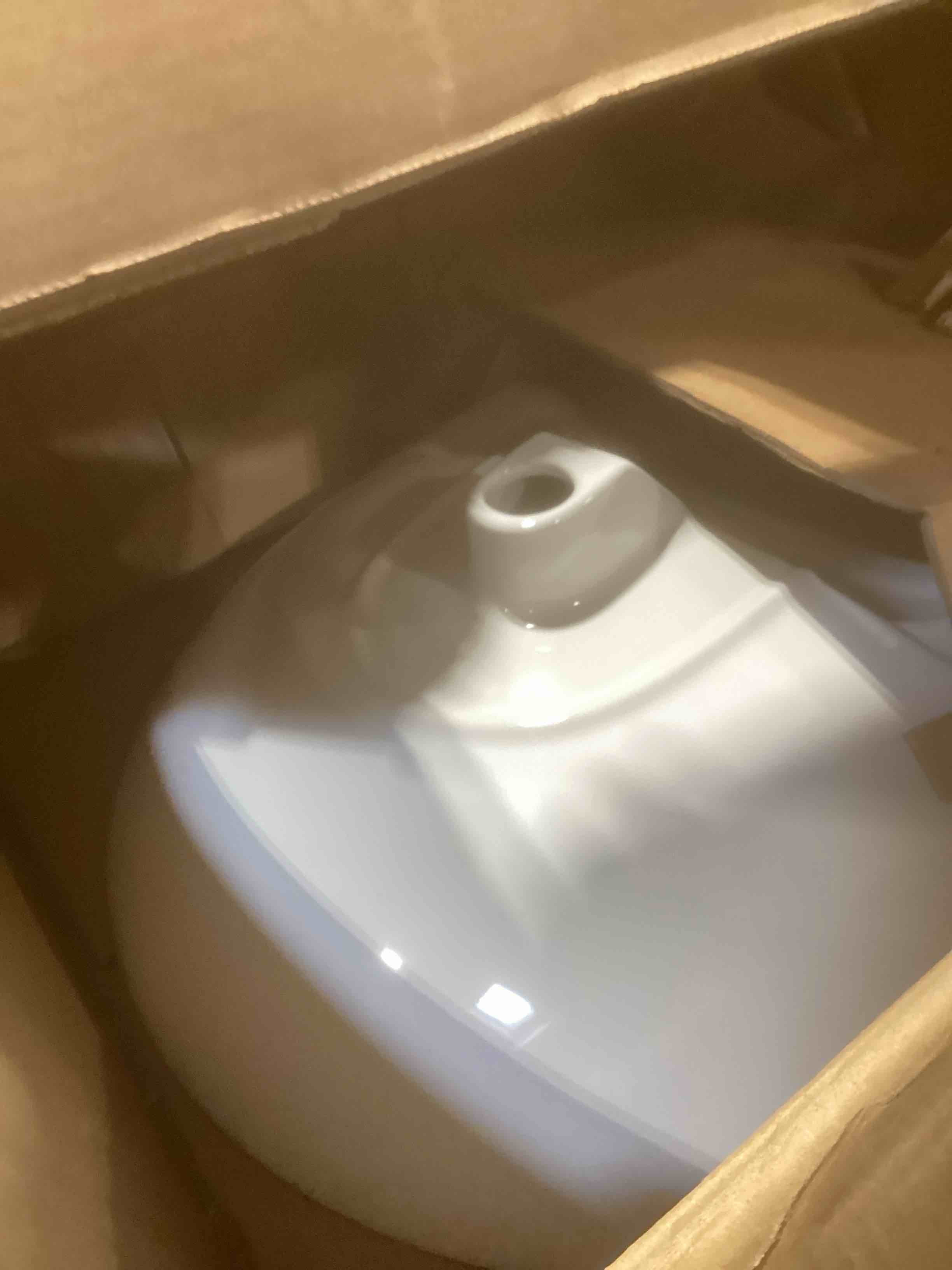 Condition photo showing As Is for INCOMPLETE…Project Source Alexa Vitreous china Traditional White Pedestal Sink Combo ( 18.125-in x 22.64-in x 33.6875-in