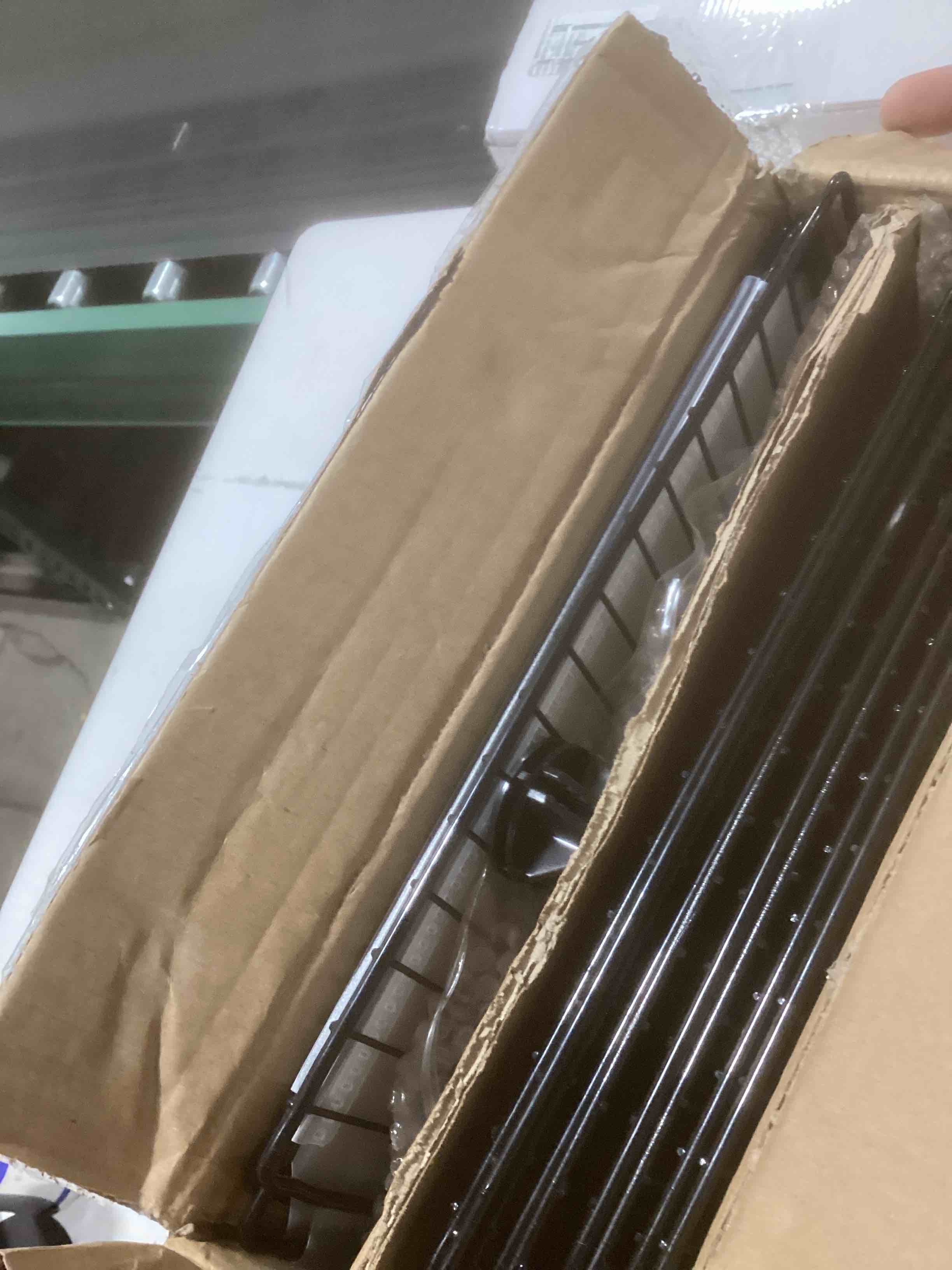 Condition photo showing As Is for HOMIDEC Pet Playpen,Small Animals Cage DIY Wire Portable Yard Fence with Door for Indoor/Outdoor Use,Puppies,Kitties,Bunny,Turtle 48" x 24" x 16" Black