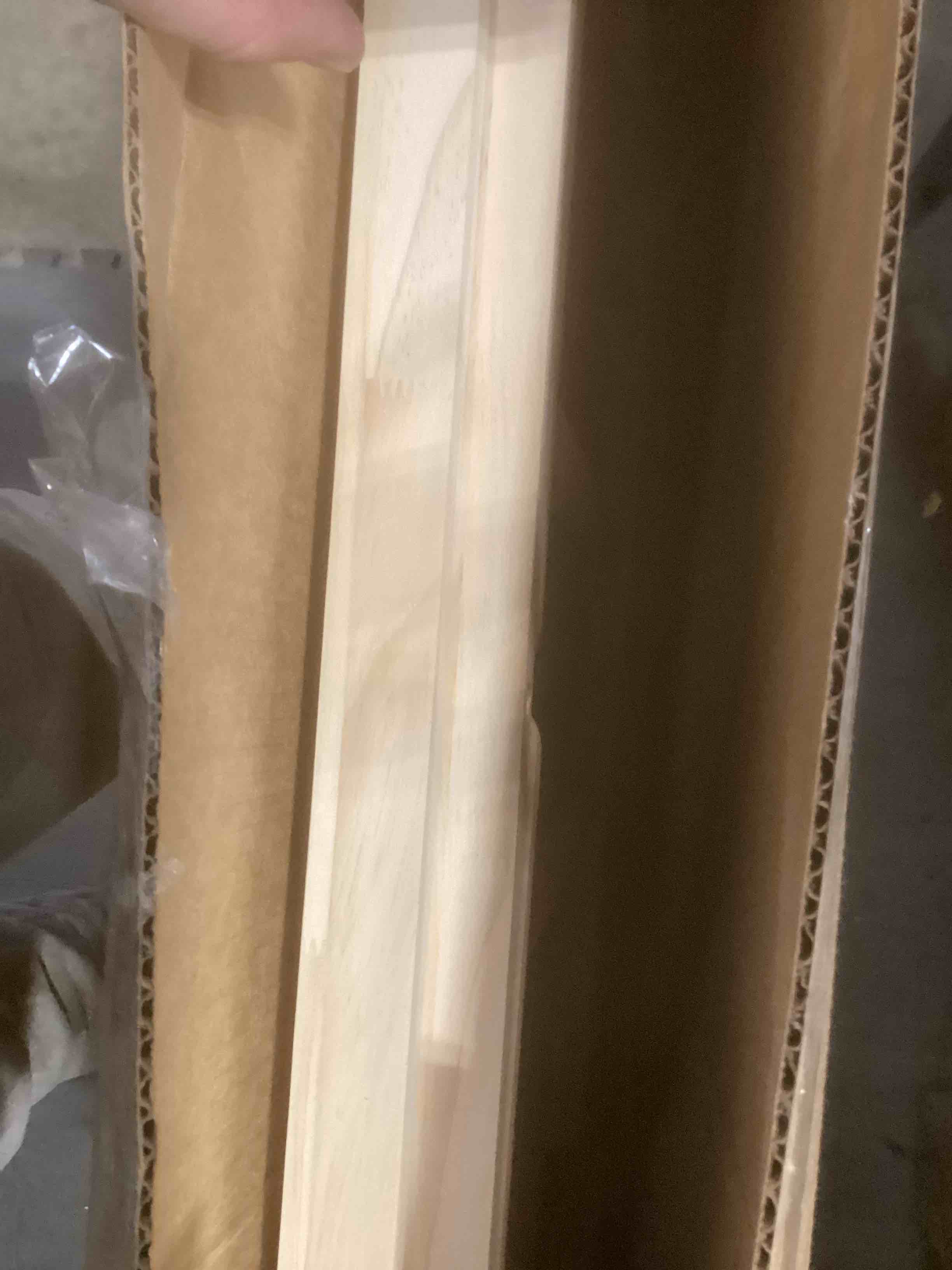 Condition photo showing As Is for TEAKMAMA 1500 Piece Wooden Jigsaw Puzzle Board with 4 Drawers, Folding Puzzle Table with Protective Cover, Jigsaw Board with Legs, Multifunctional Game Table for Adults, 34W x 26.3D, Natural Natural Large-1500 Pieces