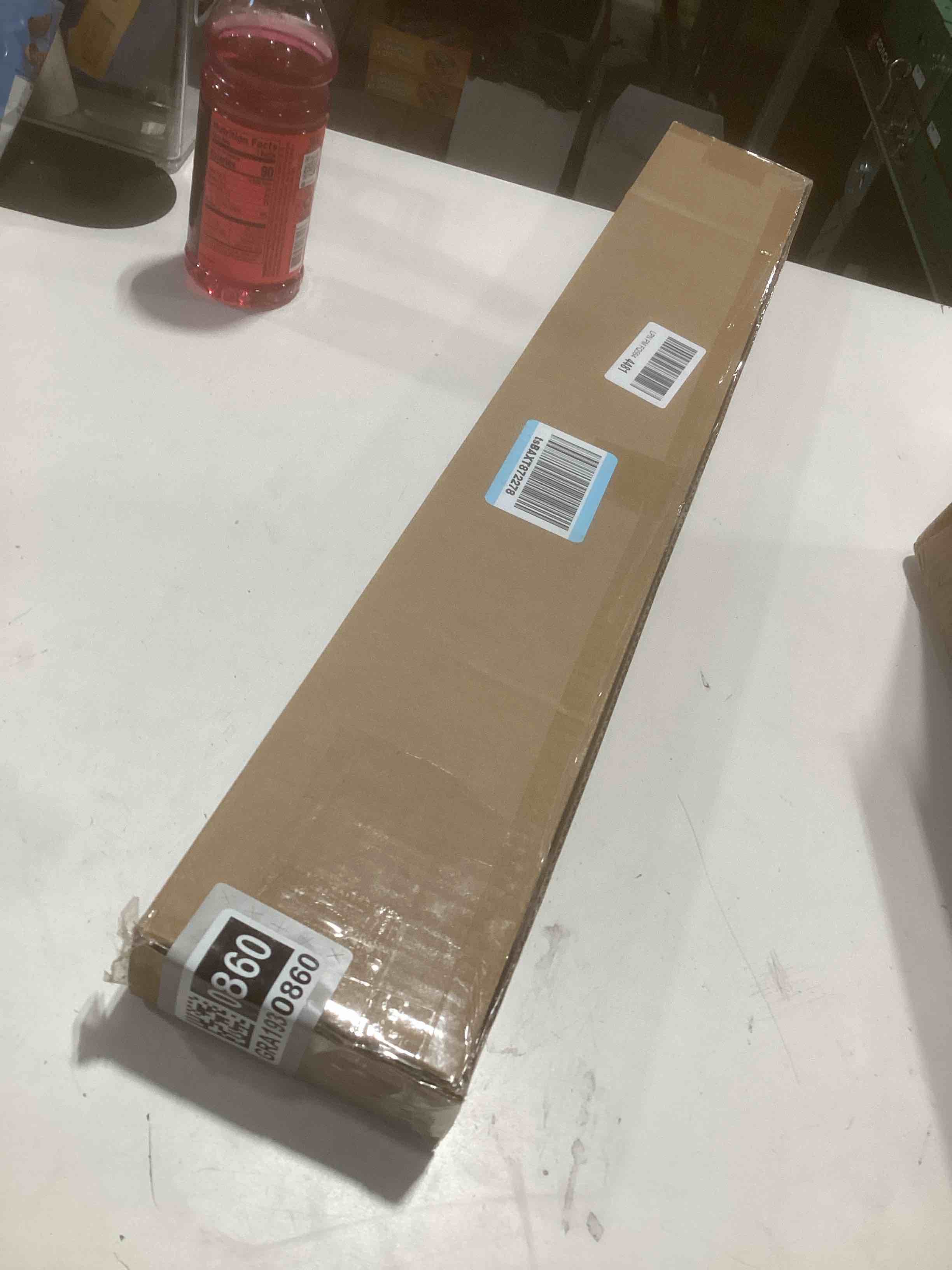 Condition photo showing Good Condition for LazBlinds No Tools No Drill Cordless Cellular Shades, Blackout Light Blocking Honeycomb Shades for Home, Thermal Insulation Blinds for Windows, 28" W x 36" H, White Blackout-white 28" W x 36" H