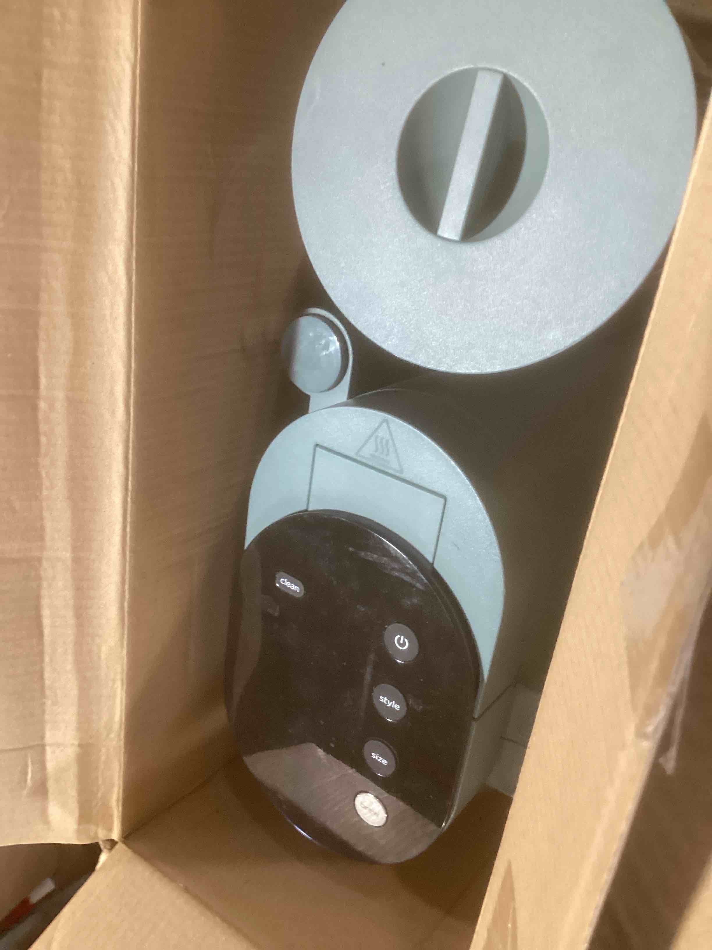 Condition photo showing As Is for Ninja Pods & Grounds Specialty Single-Serve Coffee Maker, K-Cup Pod Compatible, Built-In Milk Frother, 6-oz. Cup to 24-oz. Travel Mug Sizes, Iced Coffee Maker, 1550 watts, Sage Green, PB051SG Standard Sage Green