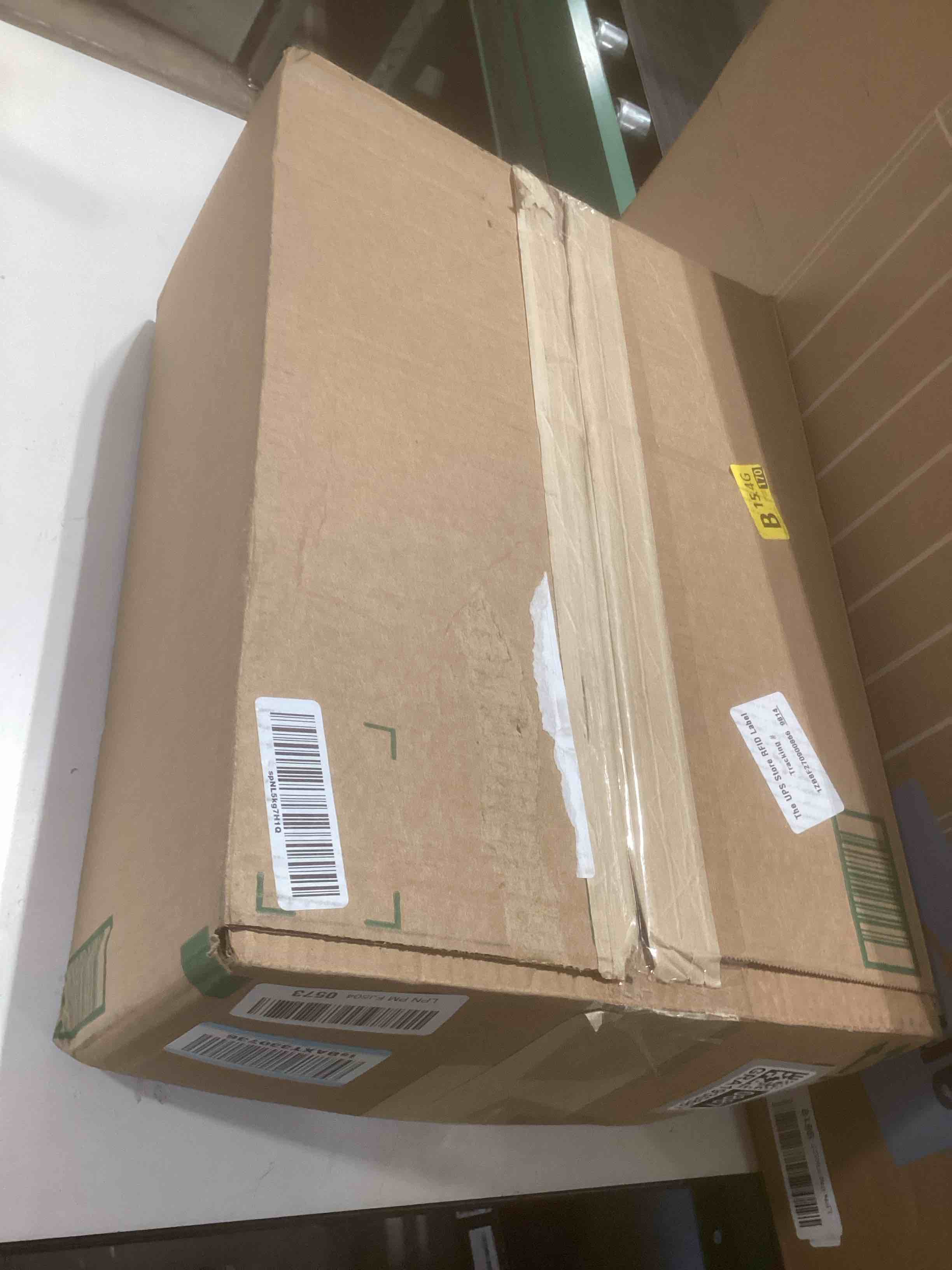 Condition photo showing As Is for Frienda 4 Pack 1 x 18 x 18 Upholstery High Density Foam Cushion Seat Replacement Square Cut to Size Foam Couch for Commercial Dinning Chair Couches Benches Padding DIY Projects 1" x 18" x 18"