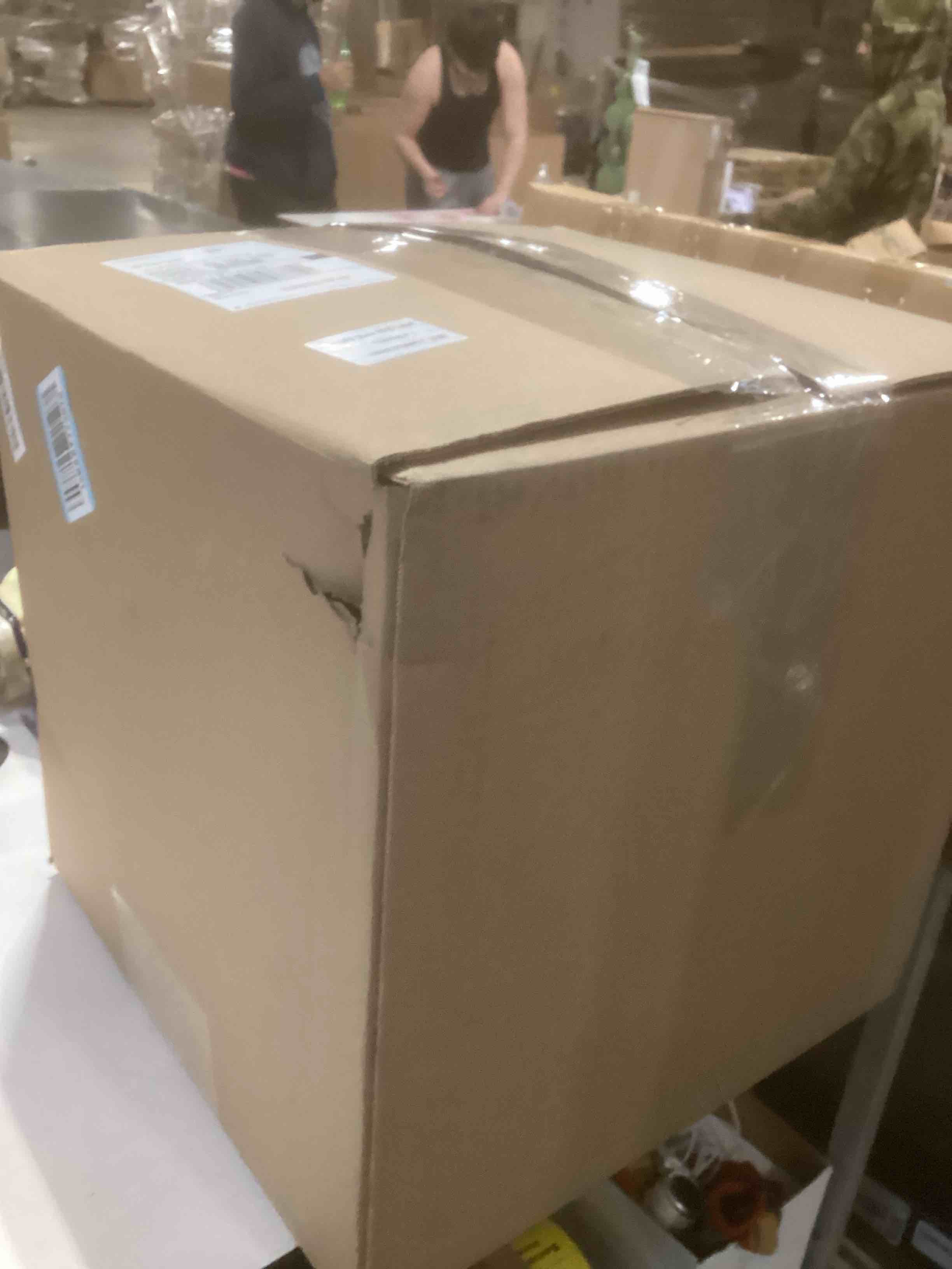 Condition photo showing Good Condition for Hearth & Harbor Full Headboard Only, Floating Wall Mounted Headboard Full Size, Easy Assemble Upholstered Peel and Stick Headboards, 3D Soundproof Bed Wall Panels, Velvet Stick on Headboards, Grey