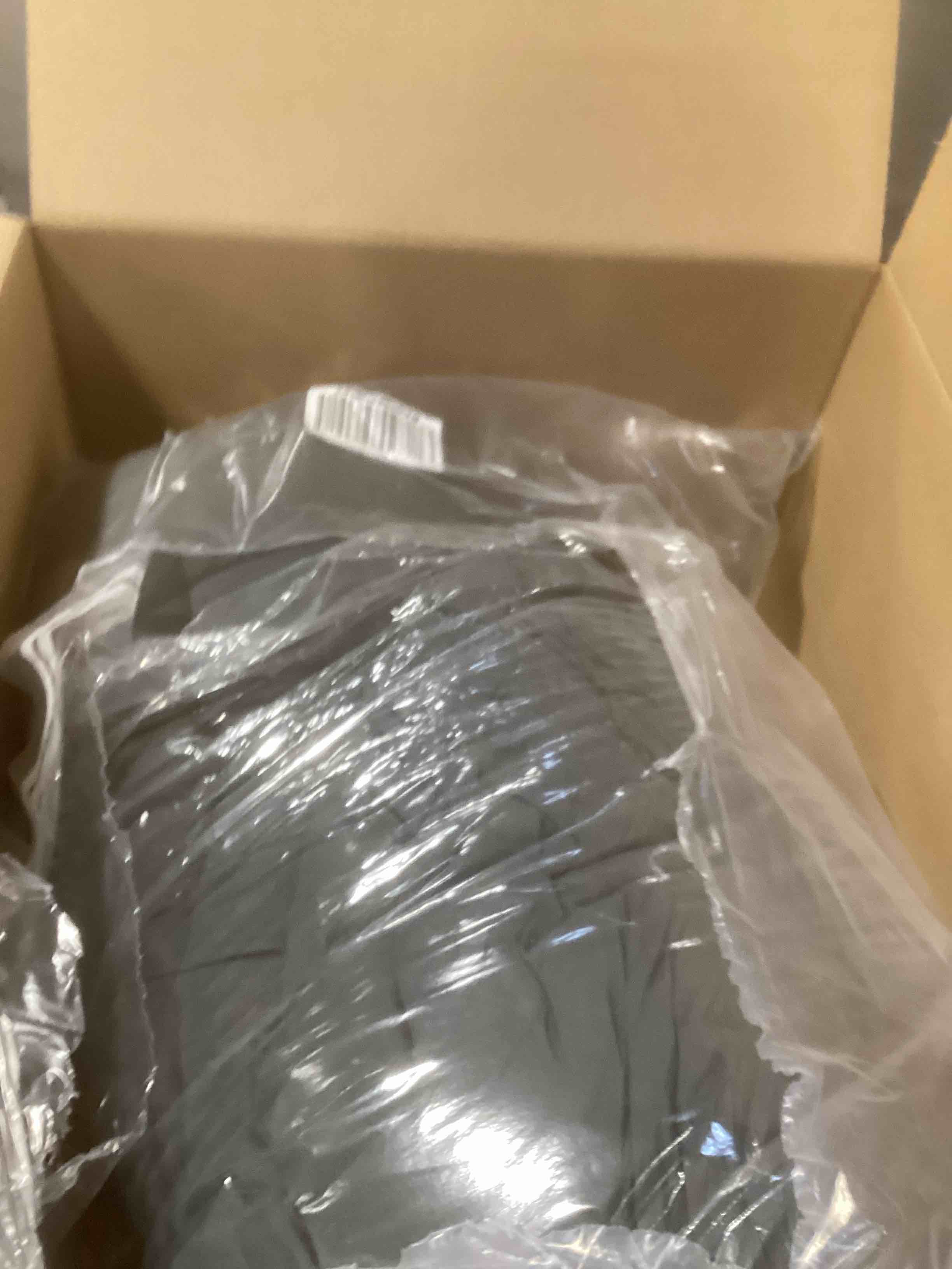 Condition photo showing Good Condition for Litanika Dark Grey Oversized King Comforters Super King Plus Size, 3 Pieces Lightweight Solid Bedding Comforter Set, All Season Fluffy Bed Set (128x120In Comforter & 2 Pillowcases) Dark Grey Super King Plus