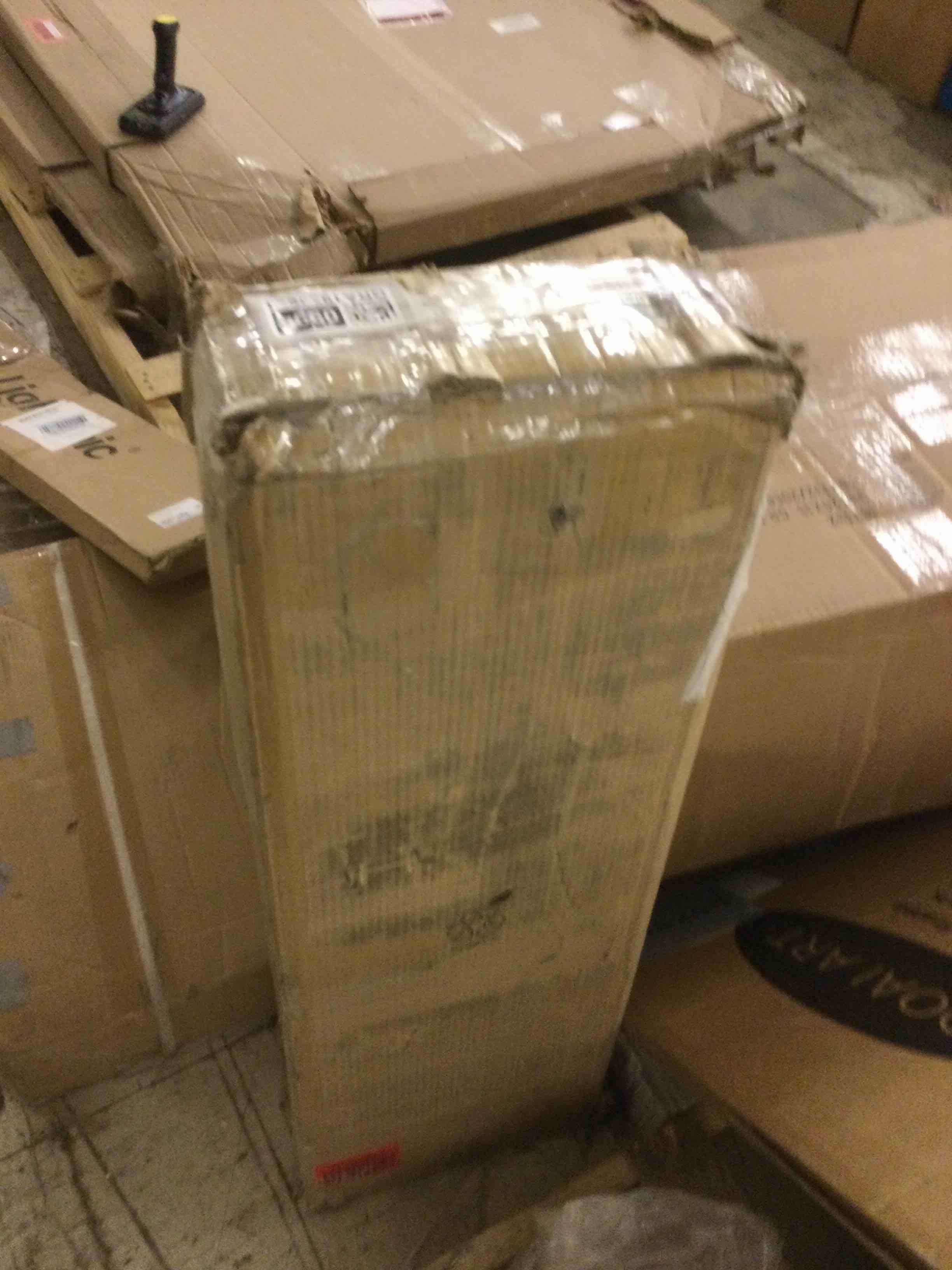 Condition photo showing As Is for Furinno PASIR Book Shelf, 3-Tier Bookshelf with Open Storage Shelf, Standing Bookcase, 9.3 x 31.3 x 31.5, Easy Assembly, for Living Room, Bedroom, Home Office, White White 9.3 (D) x 31.3 (W) x 31.5 (H) inches