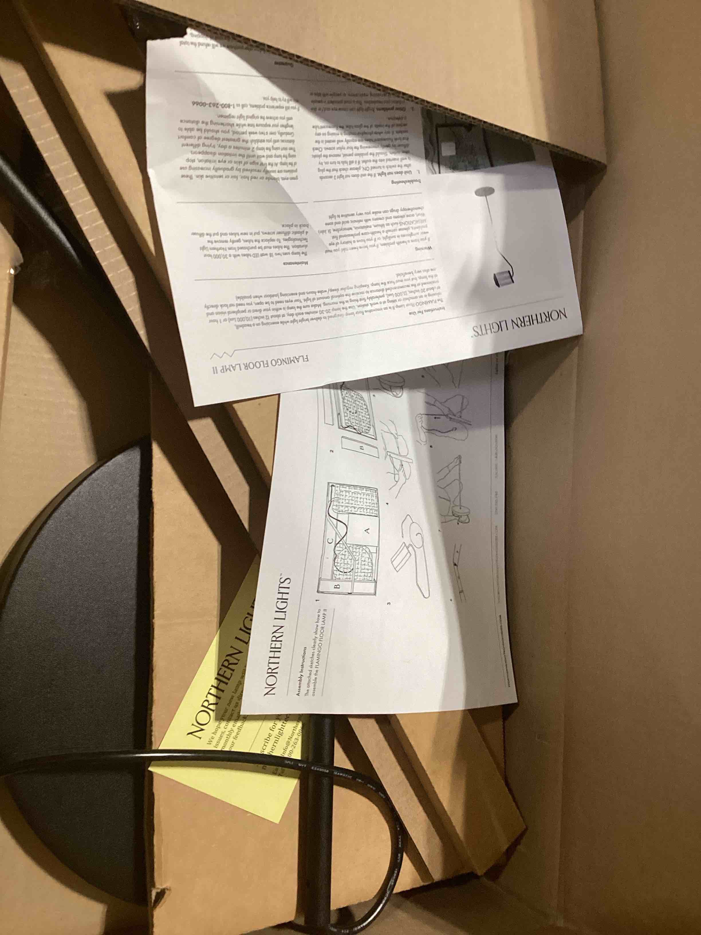 Condition photo showing As Is for SIMILAR TO..Northern Light Technologies Flamingo 10,000 Lux Bright Light Therapy Floor Lamp, Black, 4 Foot