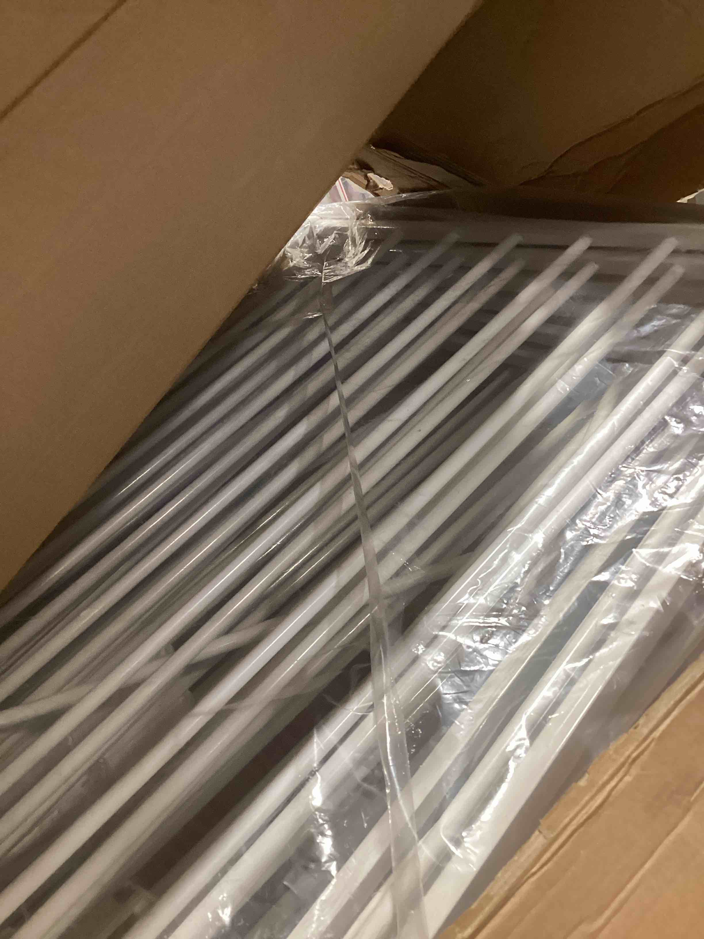 Condition photo showing As Is for Regalo SAFETY 194-Inch Super Wide Baby Gate & Play Yard, 2-in-1 Convertible Extra Wide Safety Barrier, Hardware Mounted for Toddlers & Pets, American Designed, American Owned, For Children 6-24 Months 50.5-192"W x 28"H White