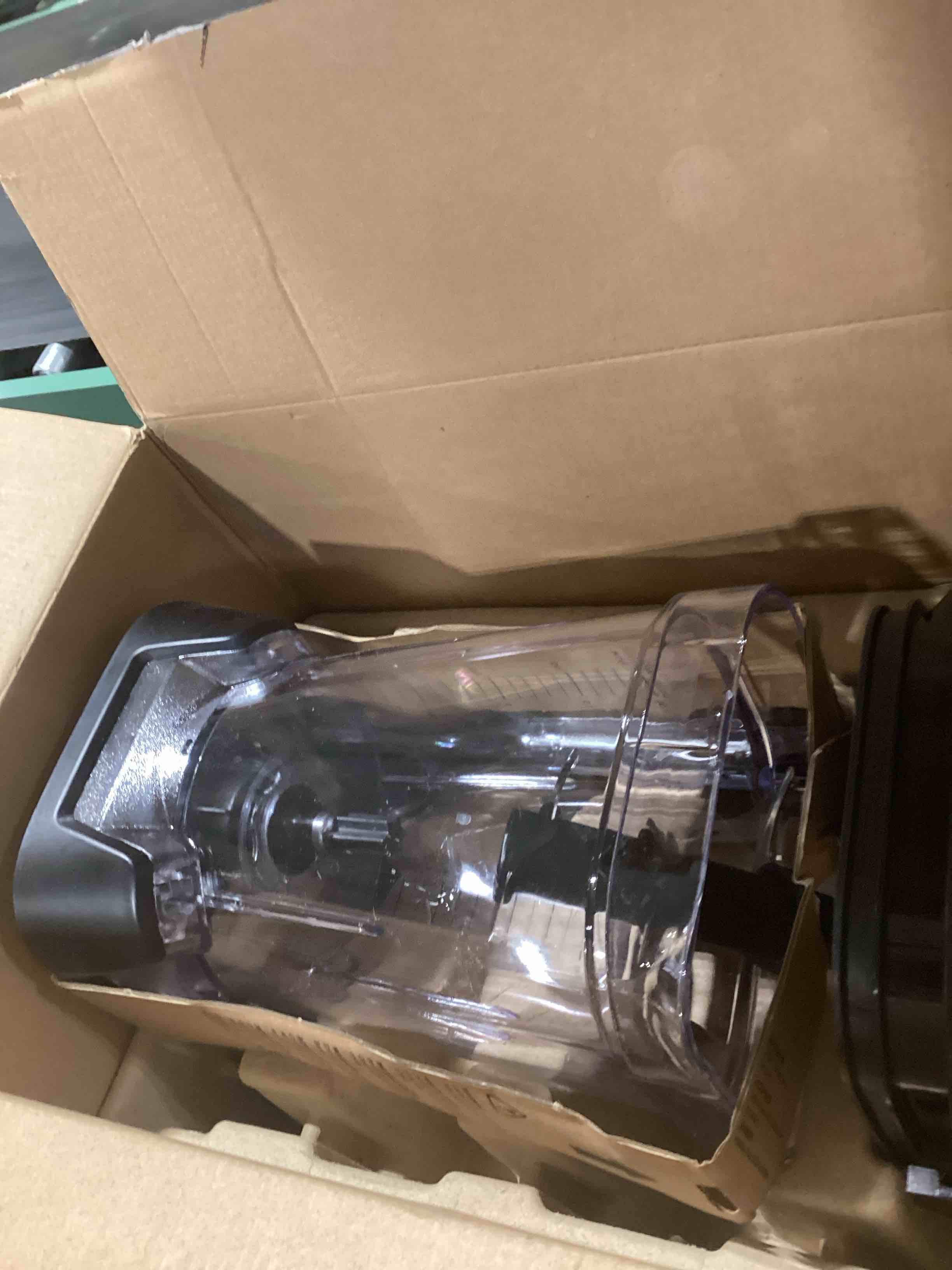 Condition photo showing As Is for Ninja Blender & Food Processor All-in-One | For-Smoothies, Food and More | Kitchen Countertop | Includes 72 oz. Pitcher & (2) 24 oz. To-Go Cups with Lids | 1800 Watt | Black | TB301 Blender + (2) 24-oz. Cups