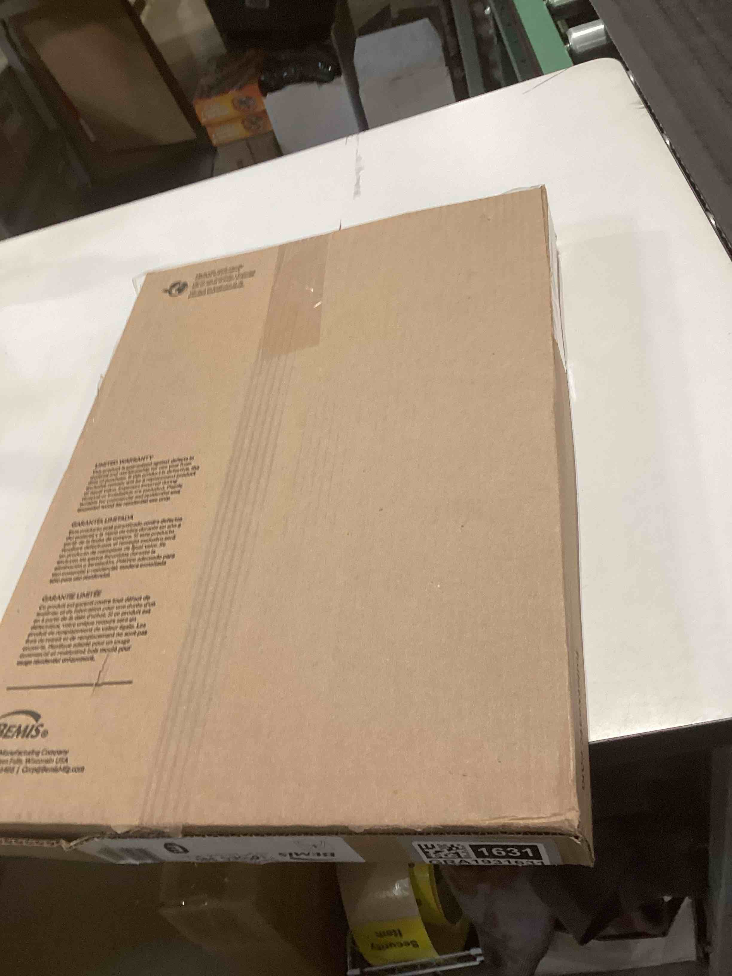 Condition photo showing As Is for Bemis 1500EC 390 Lift-Off Wood Elongated Toilet Seat, Cotton White (Pack of 1)