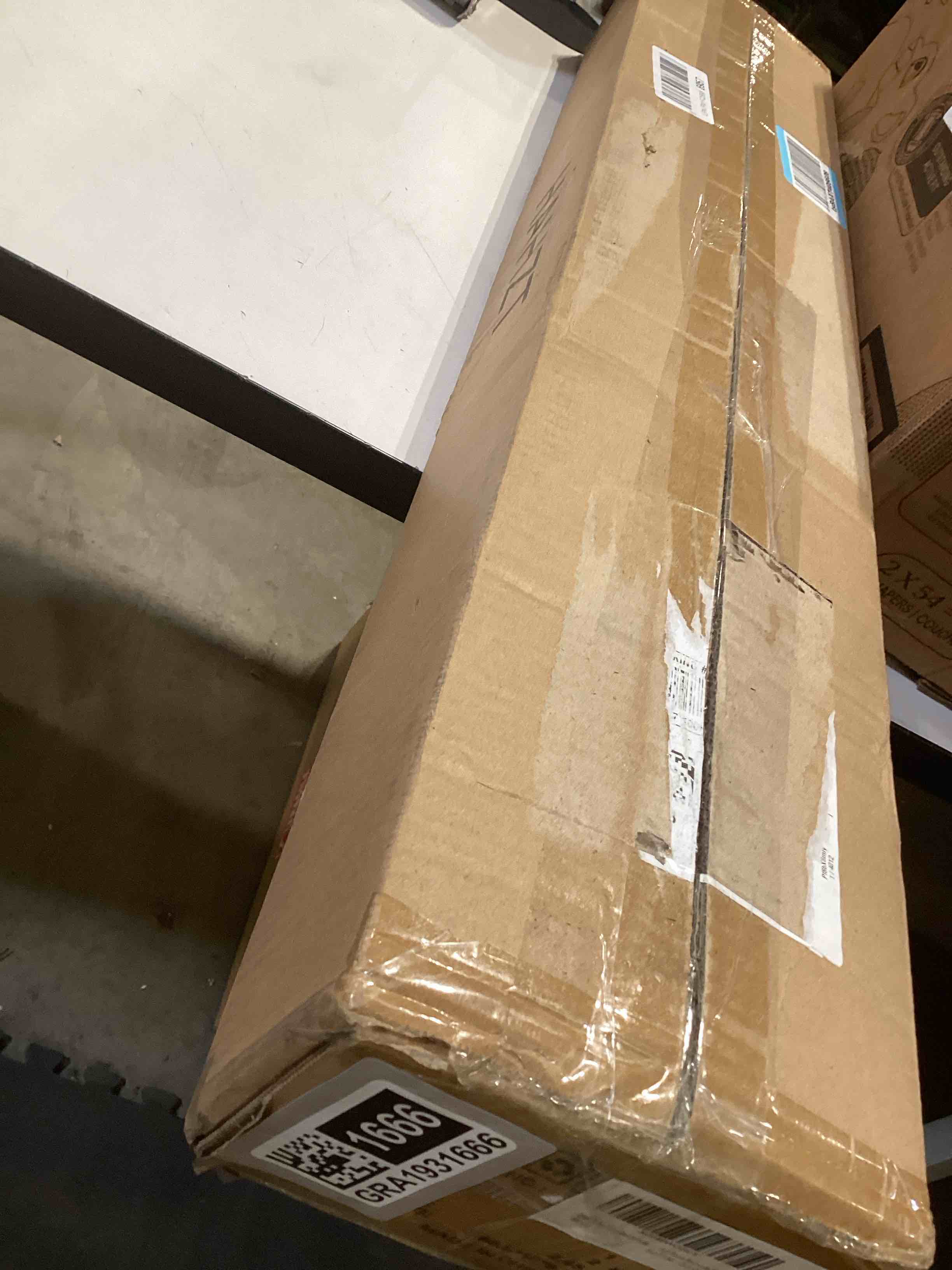 Condition photo showing As Is for Modern Bathroom Vanity Light: Brushed Nickel 32 inch 28W Dimmable LED Bath Bar Light Fixtures Over Mirror - Wall Sconce Picture Lights for Powder Room Bedroom 3000k Brushed Nickel 32inch