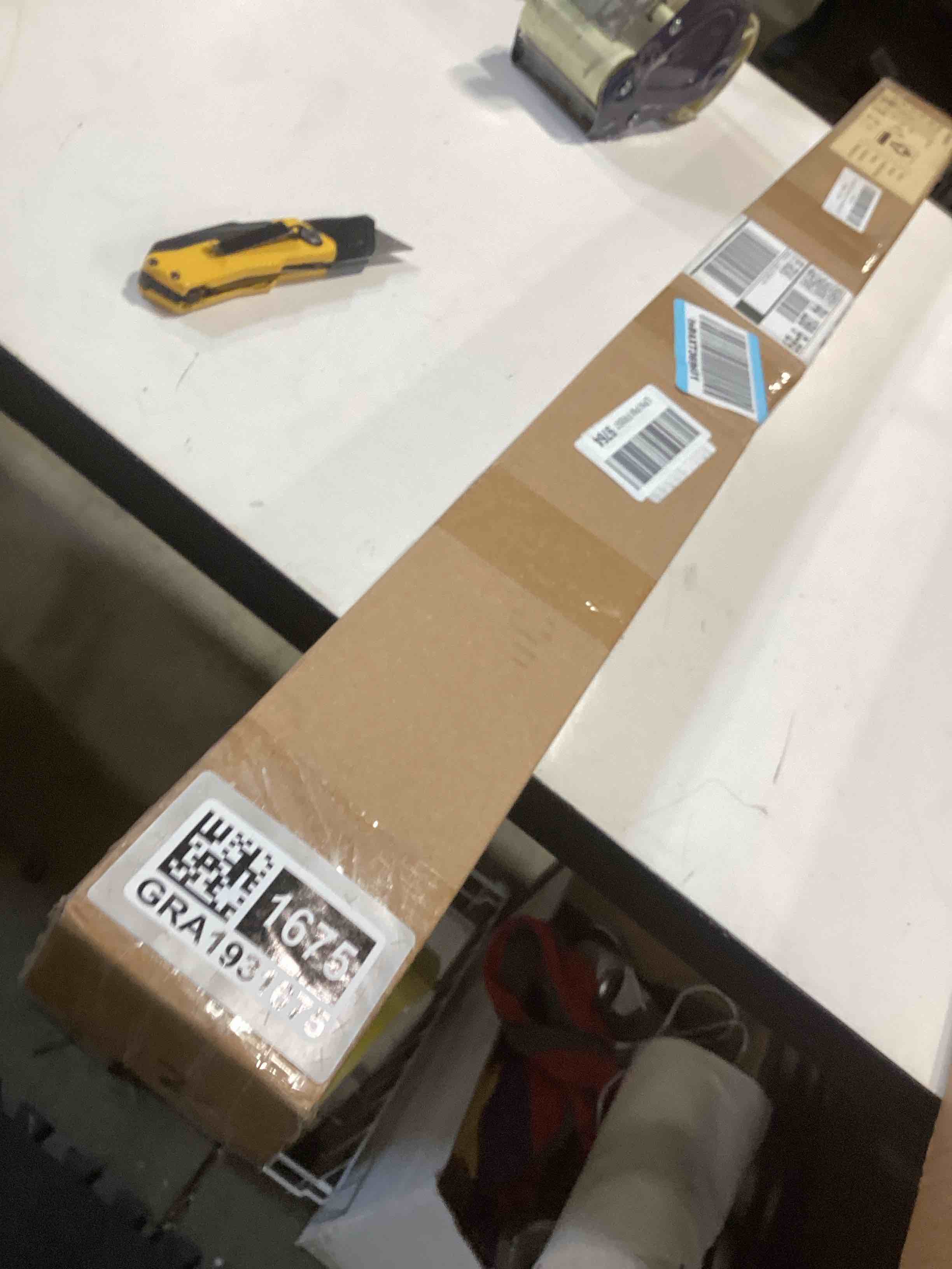 Condition photo showing Good Condition for Arch Window Shades Light Filtering Half Circle Cordless Cellular Shades No Drill Half Moon Honeycomb Blinds for Indoor Window Thermal Insulation Noise Reduction,Filtering-Beige,72" W x 36" H 72"W x 36"H Light Filtering-beige