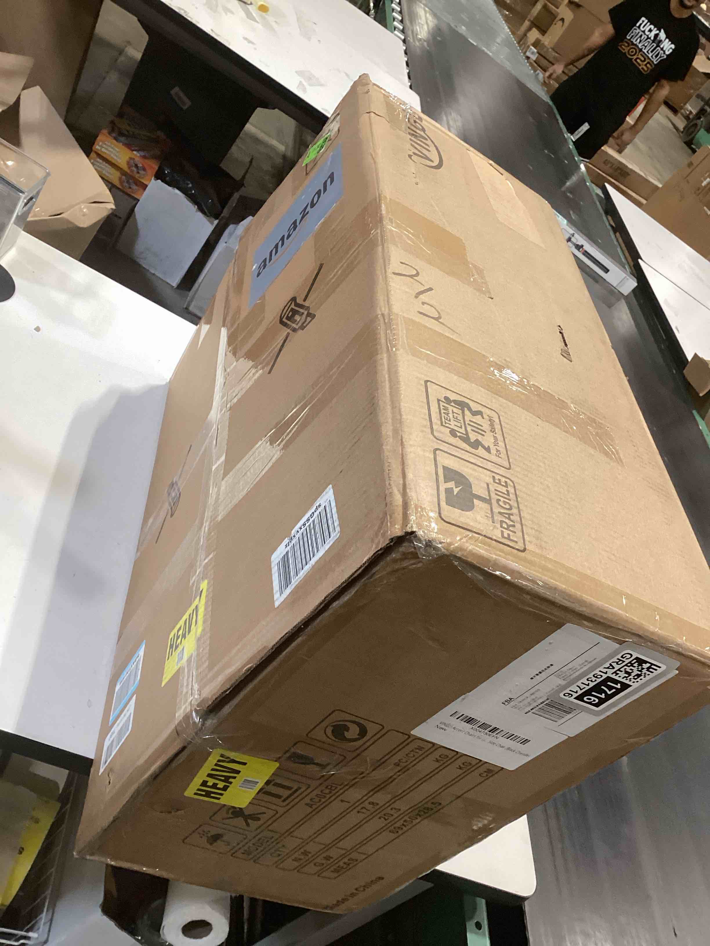 Condition photo showing As Is for VINGLI Mid Century Modern Accent Chairs, Black Soft Chenille Reading Chair Upholstered Armchair Side Chairs Sofa Couches for Living Room, Bedroom, Apartment 1 Black Chenille