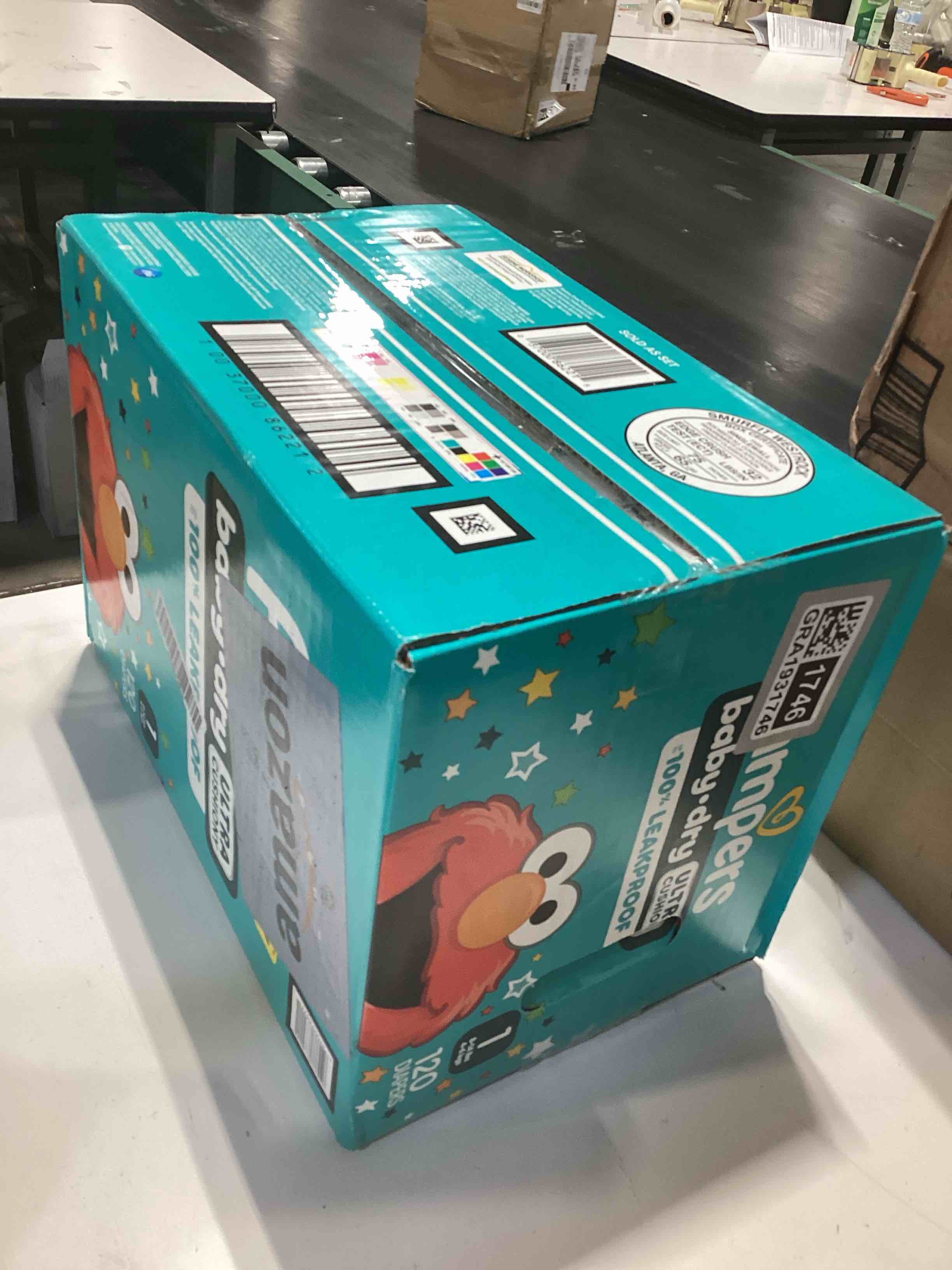 Condition photo showing New/Like New for Pampers Diapers - Baby Dry - Size 1, 120 Count, Absorbent Disposable Infant Diaper (Packaging May Vary) Size 1 120