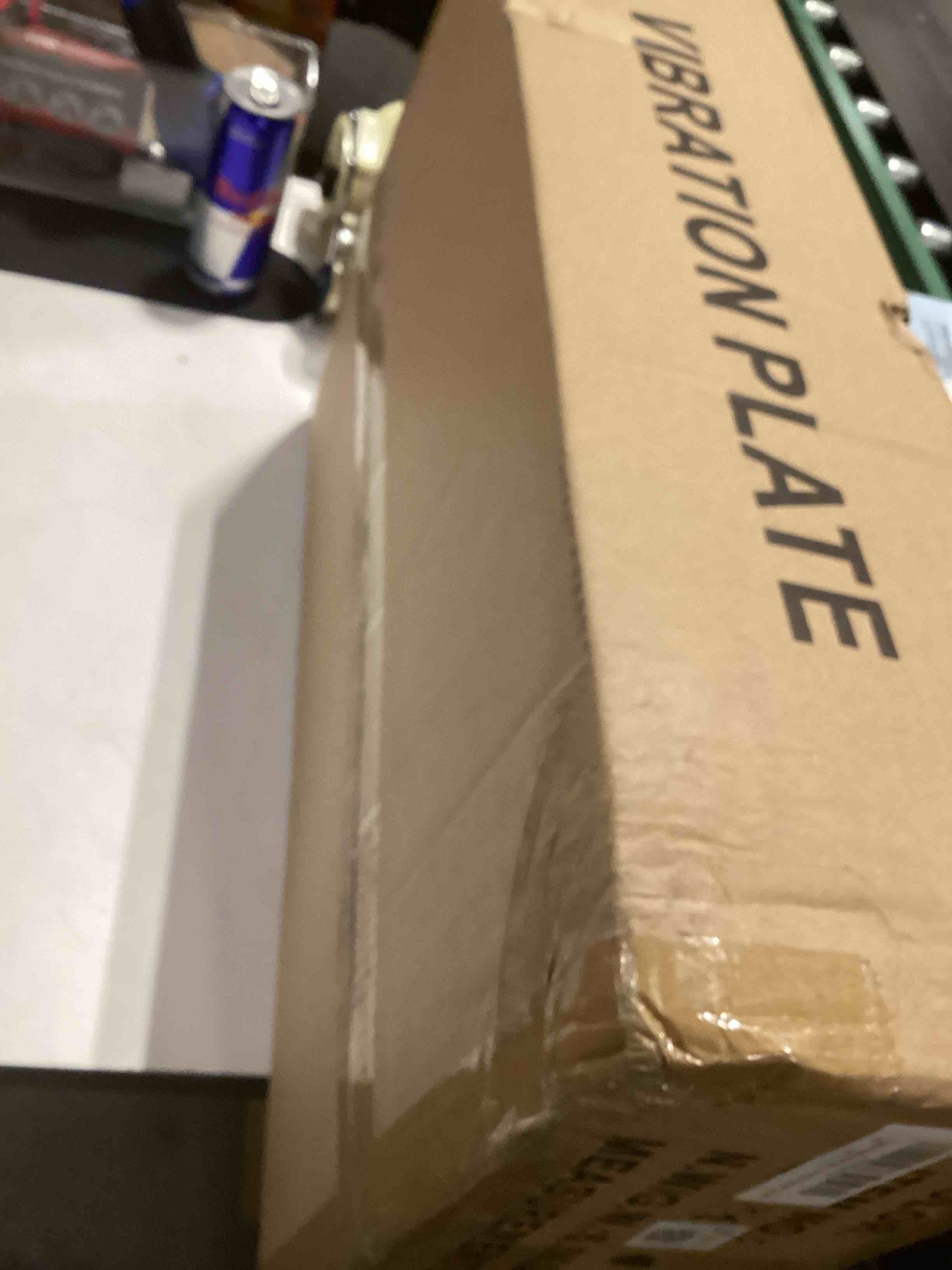 Condition photo showing Good Condition for Vibration Plate Exercise Machine, Vibrating Plate Platform for Lymphatic Drainage with 200 Adjustable Speeds, Power Vibration Plate for Weight Loss & Fitness, Supports Weight 450 Lbs Jet Black