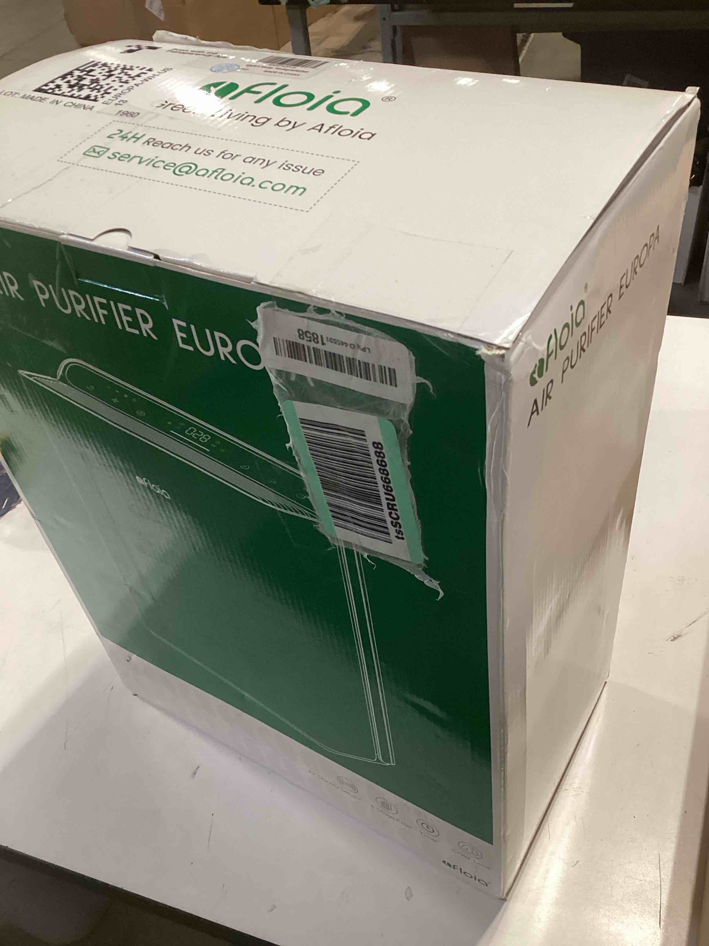 Condition photo showing As Is for Air Purifier for Home Large Room Bedroom Up to 2000Ft² with PM2.5 Display Air Quality Sensor&Smart Auto Mode, 3-Stage Filter Cleaner Odor Eliminator, Remove Pet Dander Pollen Allergy Dust Mold Smoke White