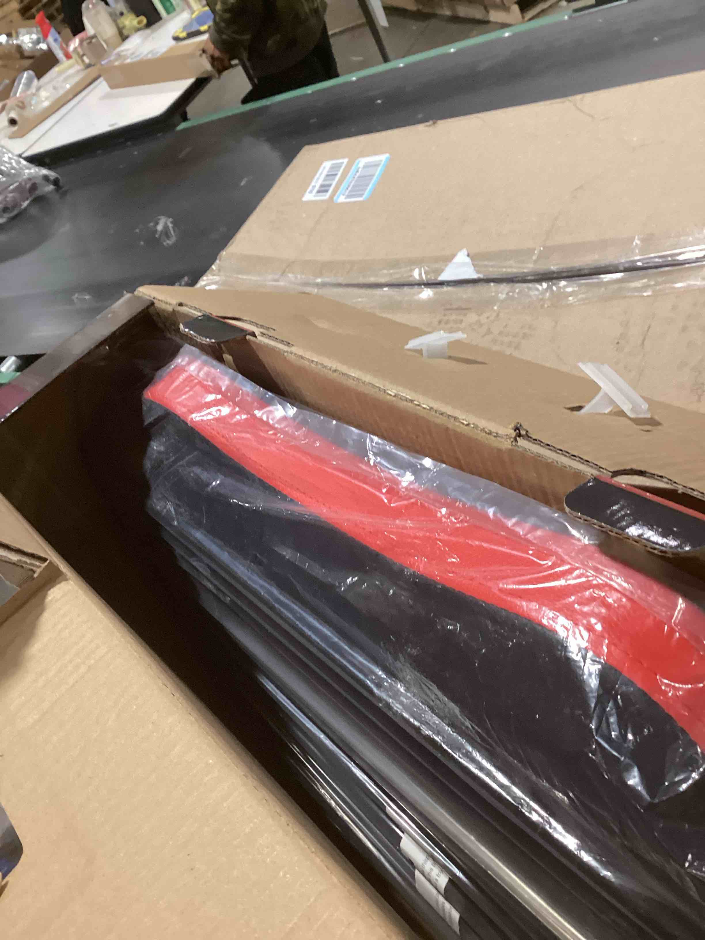 Condition photo showing As Is for Ab Machine,Sit Up Exercise Equipment& Core Machine, Workout Equipment,Adjustable Ab Trainer with 3 Resistance Levels and Removable Auxiliary Handle Red