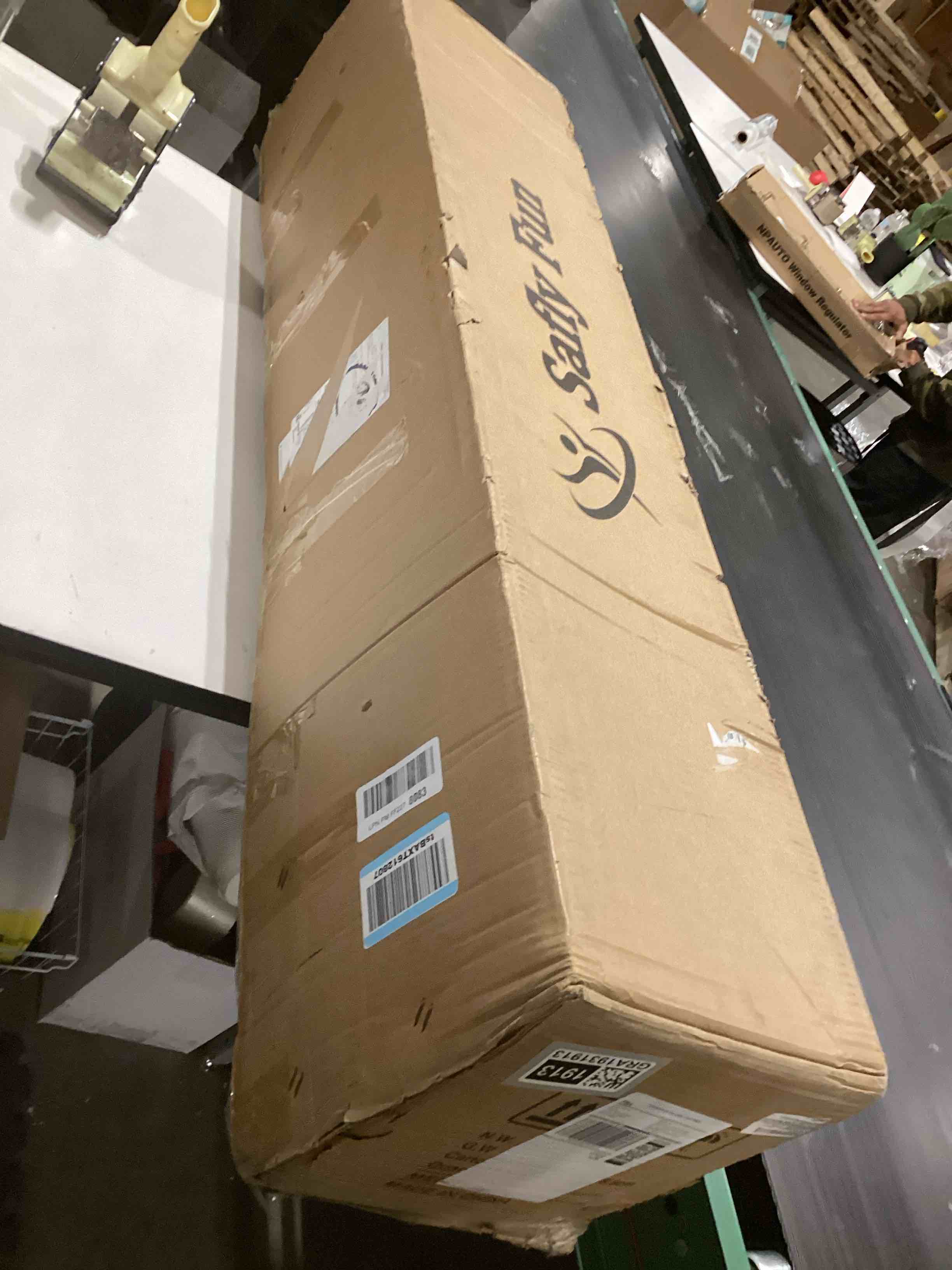 Condition photo showing As Is for Safly Fun Gymnastics Bar for Kids Ages 3-15 | Sturdy Steel Home Gym, Adjustable Height (3 to 5 ft) with Anti-Slip Base, Easy Assembly Pink with Mat Bar with Mat