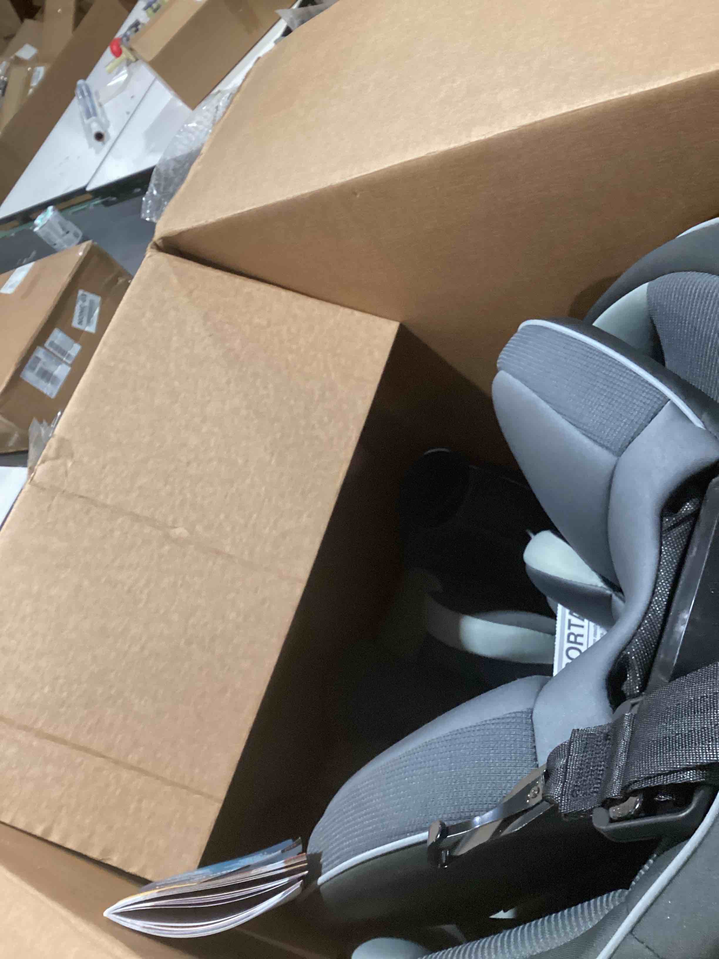 Condition photo showing Good Condition for Safety 1st Grow and Go All-in-One Slim Convertible Car Seat, Rear Facing, 5-40 lbs, Forward Facing (30–65 lbs), High Back Booster Seat 40-100 pounds, Iron Frost