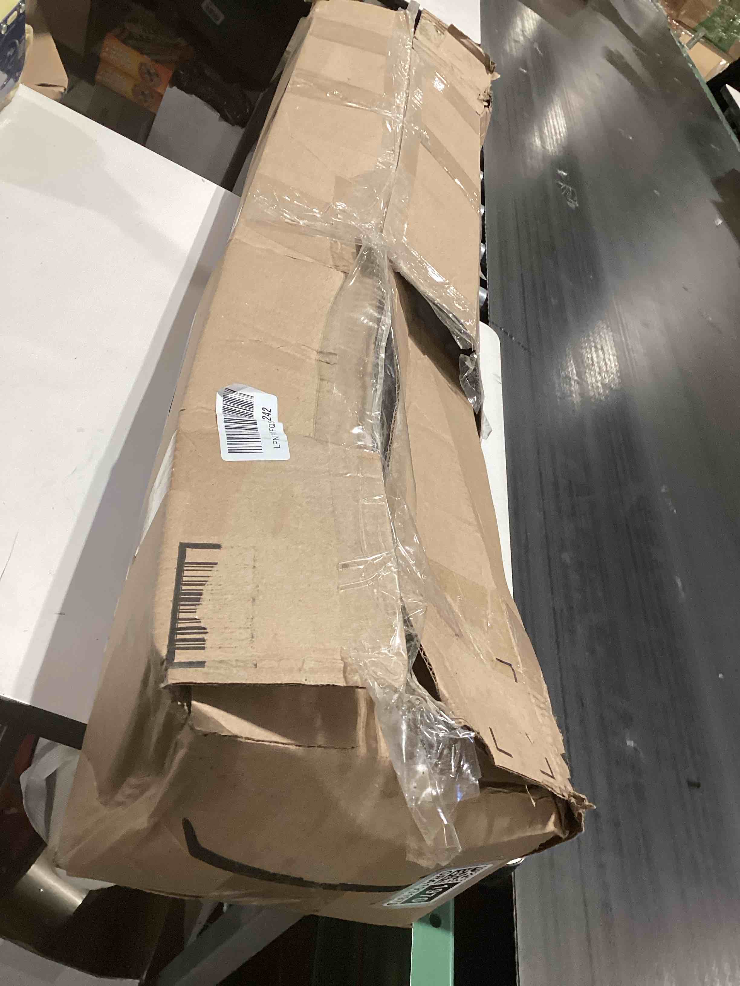 Condition photo showing Good Condition for 3 Seat 57 Inches Outdoor Porch Swing Cushions,Water-Resistant Tufted Patio Swing Replacement Cushions Grey 57x19 inch