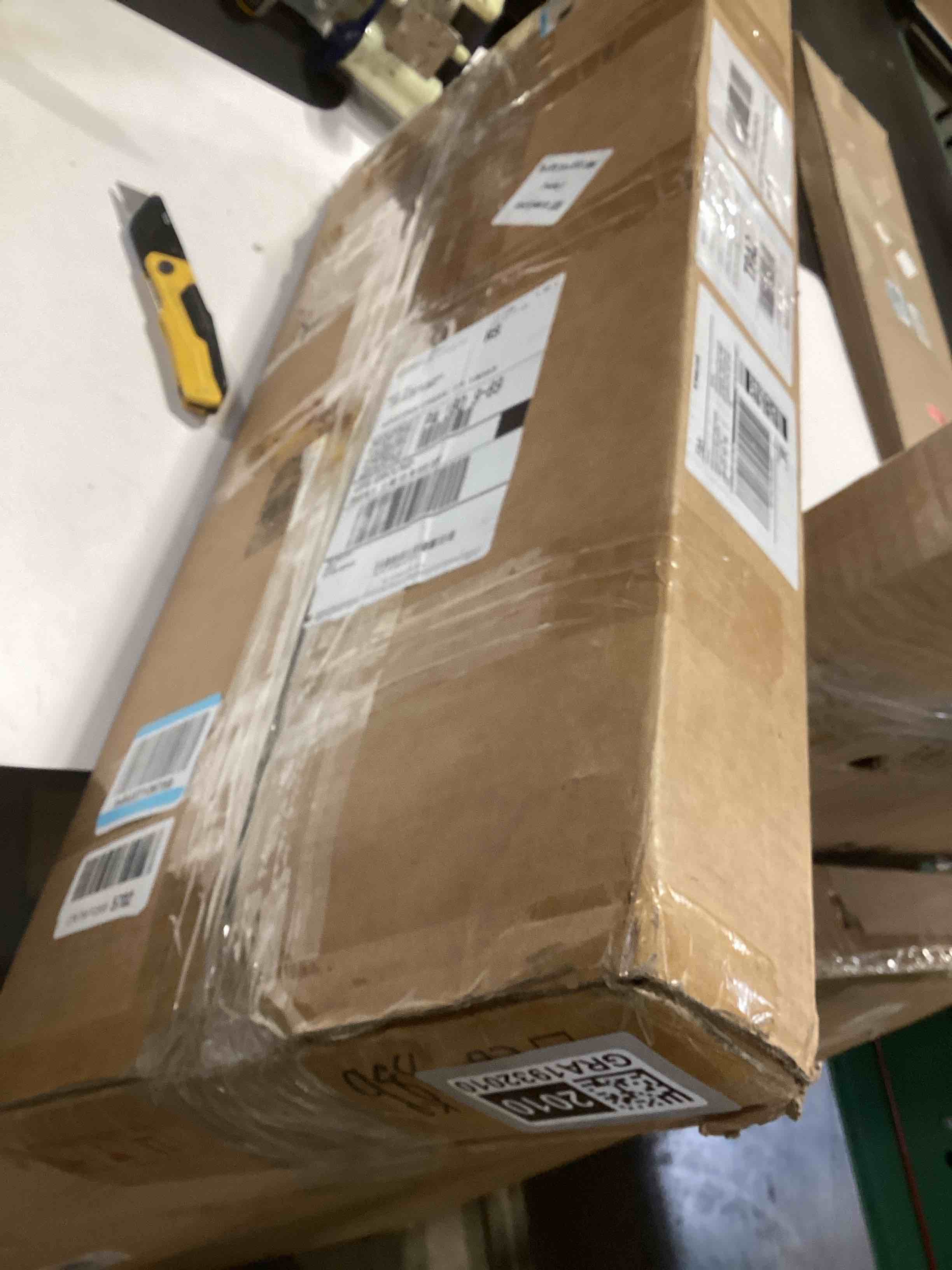 Condition photo showing As Is for Heavy Duty Clothes Rack for Hanging Clothes 350lbs Capacity 3" industrial Wheels 51 to 71" W x 23.62" D x 65" to 71" H Adjustable Rolling Clothes Rack Coat Rack Garment Rack Black