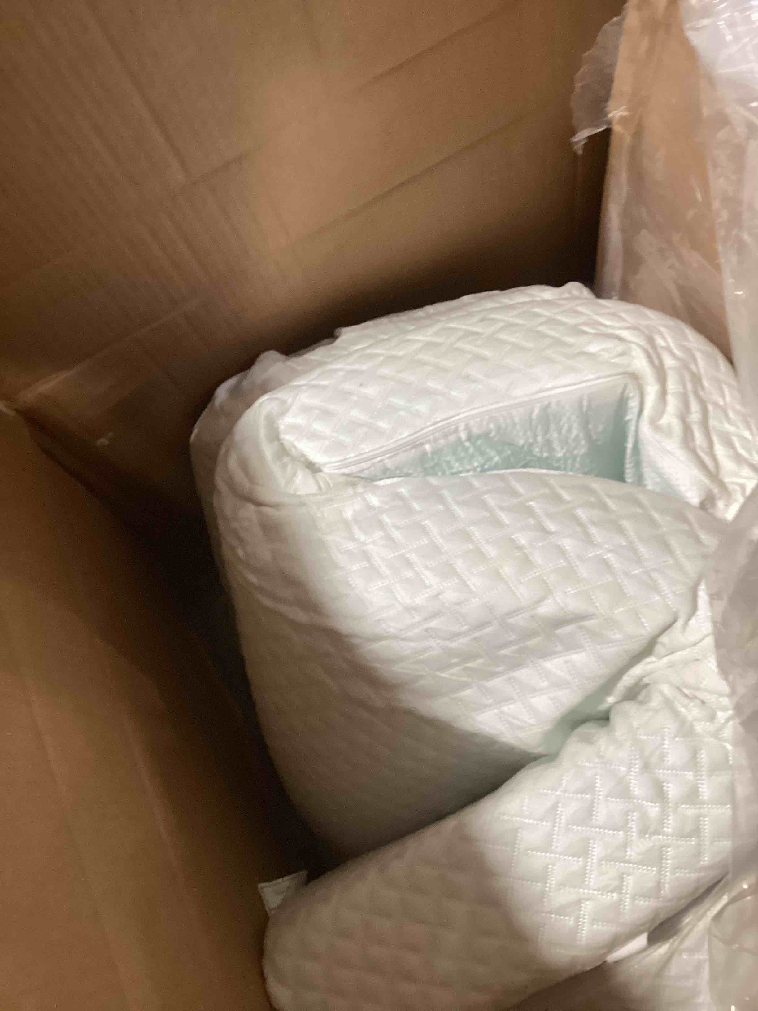 Condition photo showing item condition for SIMILAR TO…Ultra Soft Queen Size Mattress Topper - Viscose Made from Bamboo Pillow Top Mattress Pad for Back Pain Relief - Naturally Cooling for Hot Sleepers, Green Green Queen