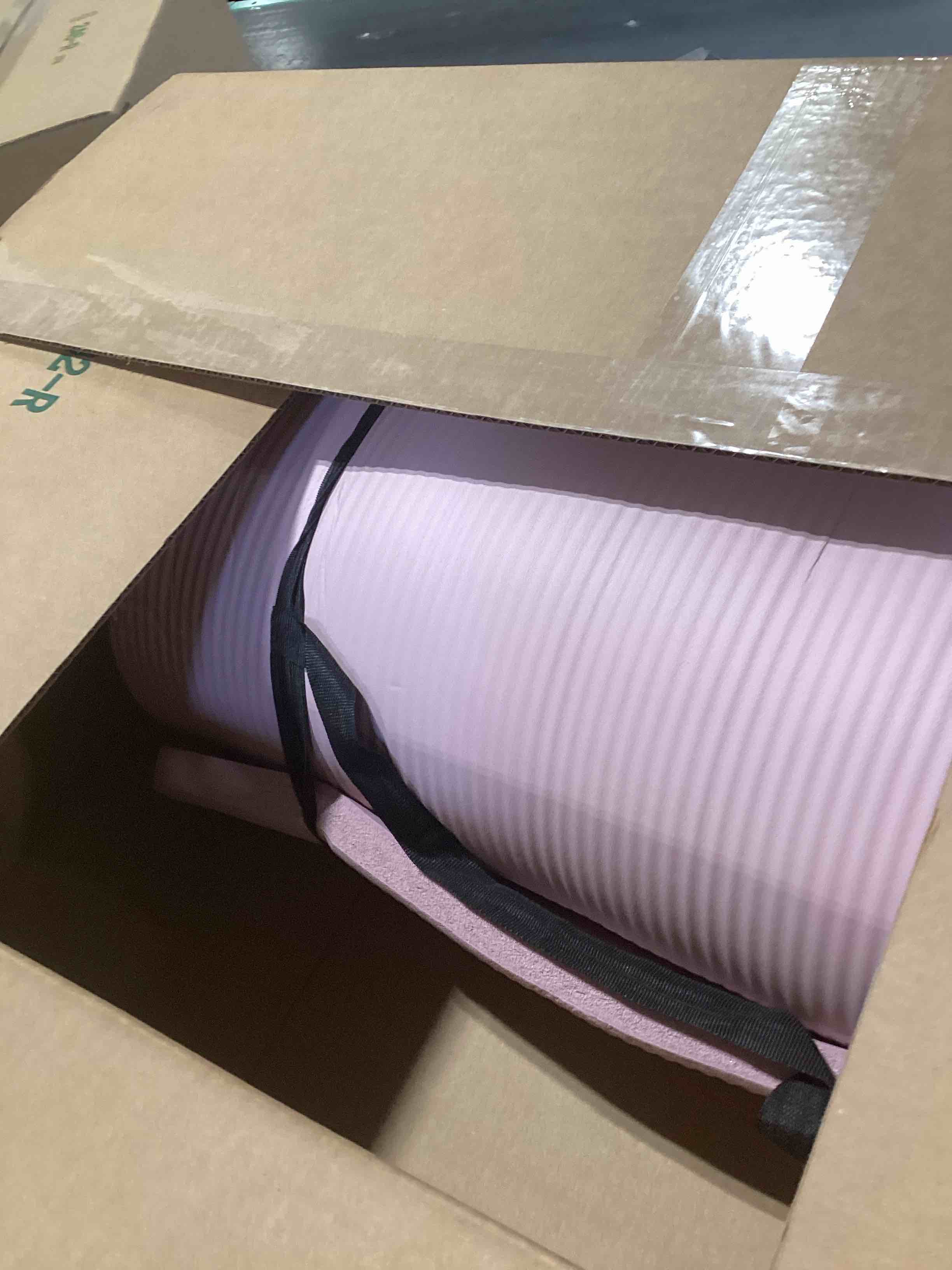Condition photo showing Good Condition for Amazon Basics Extra Thick Exercise Yoga Mat with Carrying Strap Rose 1-Inch