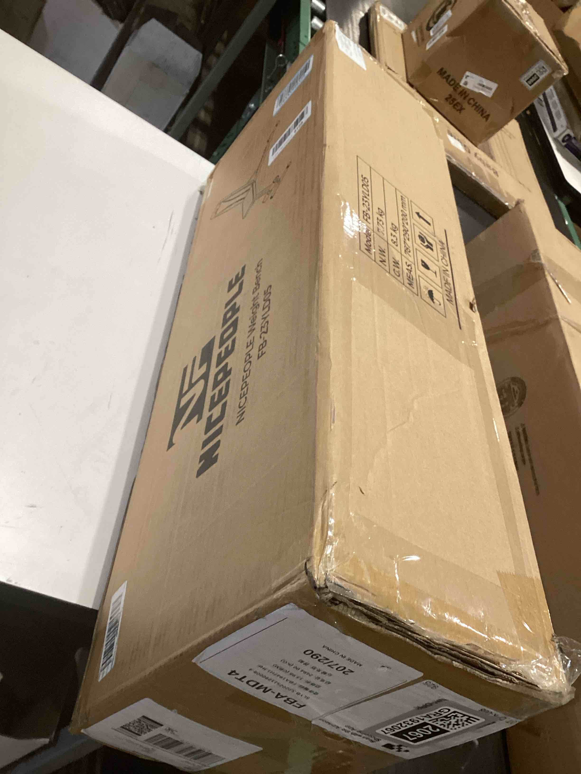 Condition photo showing Good Condition for NICEPEOPLE Basic Weight Bench for Home Gym, 8 Backrests Adjustable Bench with 660LBS Weight Capacity for Chest Shoulders Arms Muscles, Foldable and Compact for Small Space Apartment Room