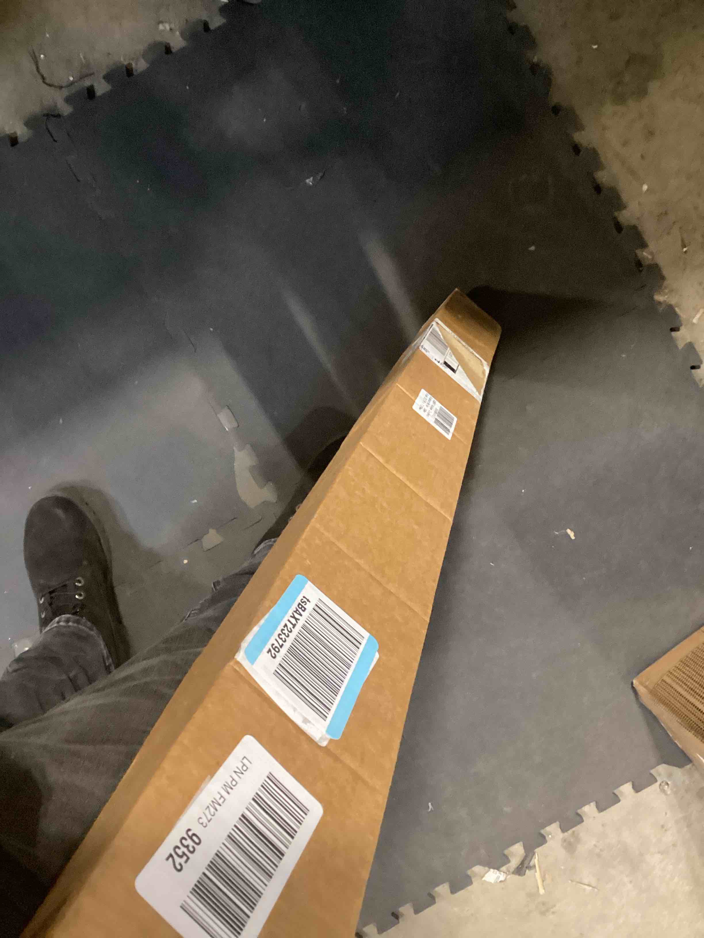 Condition photo showing Good Condition for Cordless Blackout Roller Shades Blinds for Windows Free-Stop,Pull Down Room Darkening with Valance,Thermal Insulated Woven Fabric Window Door Blinds for Home,Office,Black 35.5" W x 72" H 35.5"W x 72"H Black