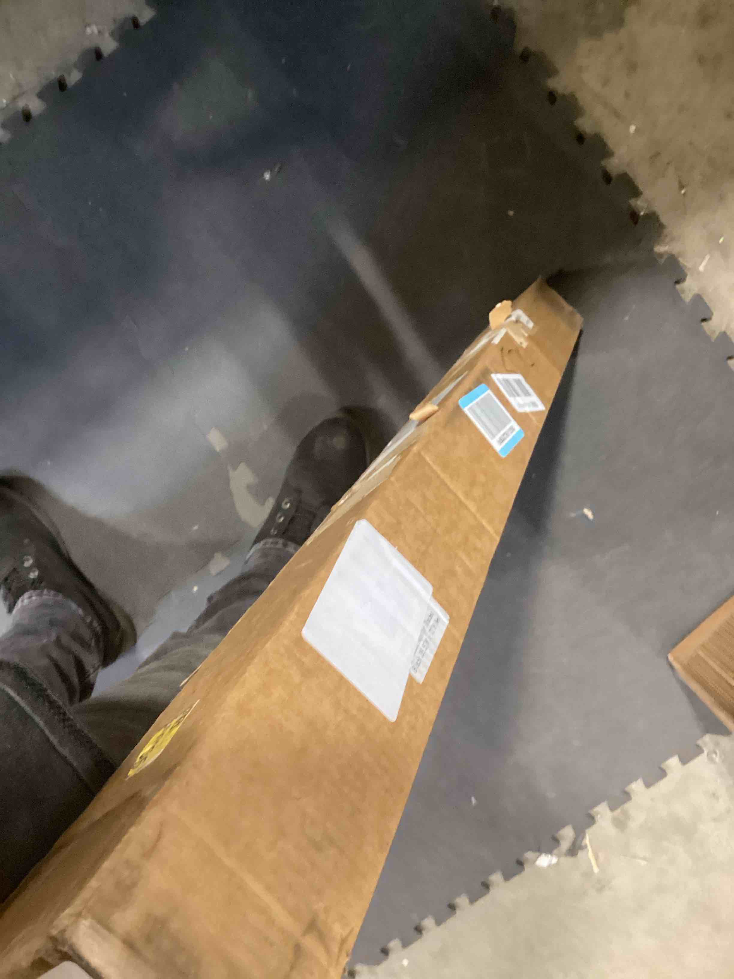 Condition photo showing Good Condition for Cordless Blackout Roller Shades Blinds for Windows Free-Stop,Pull Down Room Darkening with Valance,Thermal Insulated Woven Fabric Window Door Blinds for Home,Office,Black 35.5" W x 72" H 35.5"W x 72"H Black