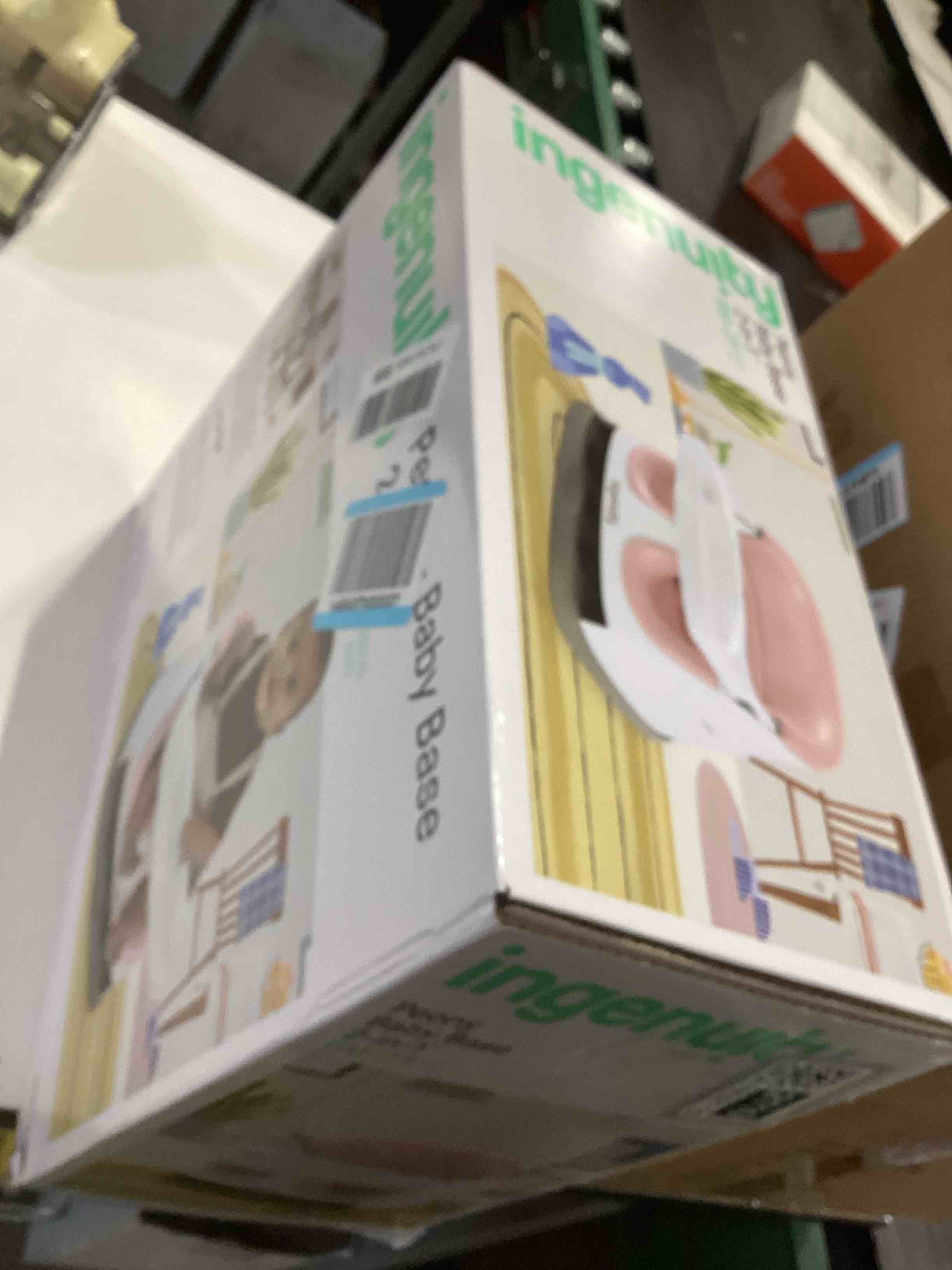 Condition photo showing Good Condition for Ingenuity Baby Base 2-in-1 Booster Feeding and Floor Seat with Self-Storing Tray - Peony