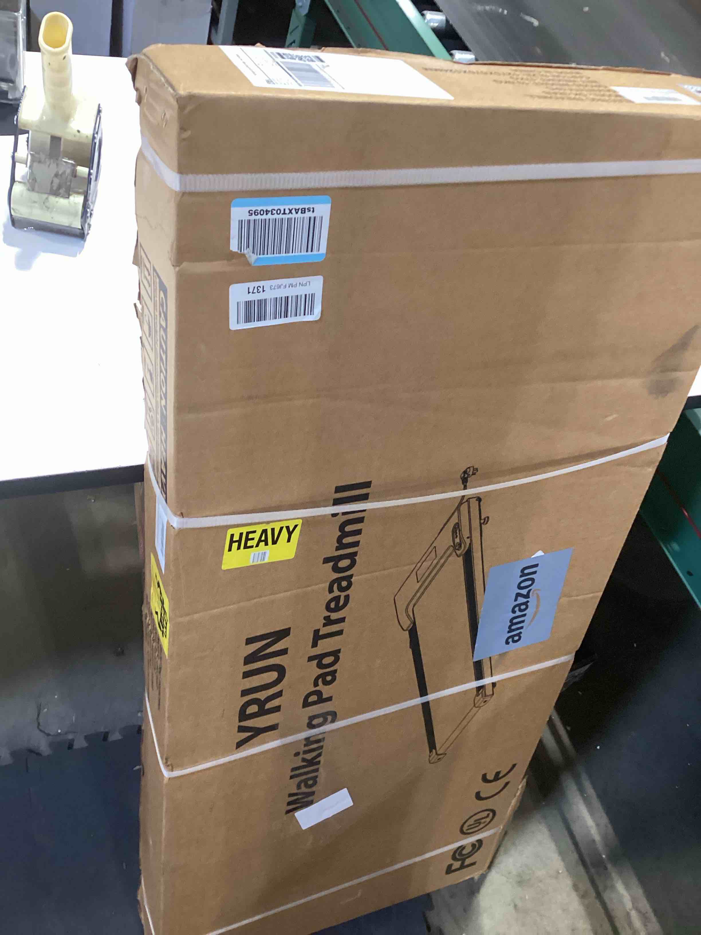 Condition photo showing Good Condition for YRUN NeoSilent Walking Pad Treadmill Under Desk for Home & Office with BLDC Core and Extra-Large Belt, App Control, Portable and Compact for Small Space Orange Black