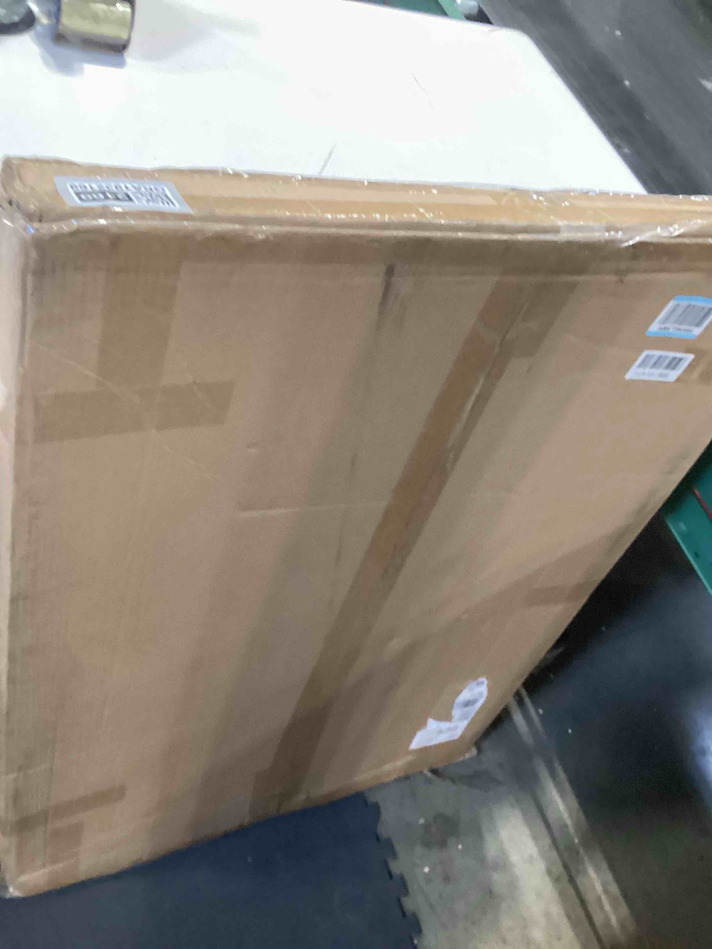 Condition photo showing As Is for 30x40 Picture Frame - Single Frame, Sleek and Modern Gold 30x40 Frame with Mat for 24x36 Picture, or 30 x 40 Frame without Mats for Artwork, Puzzles, Photos and Movie Posters