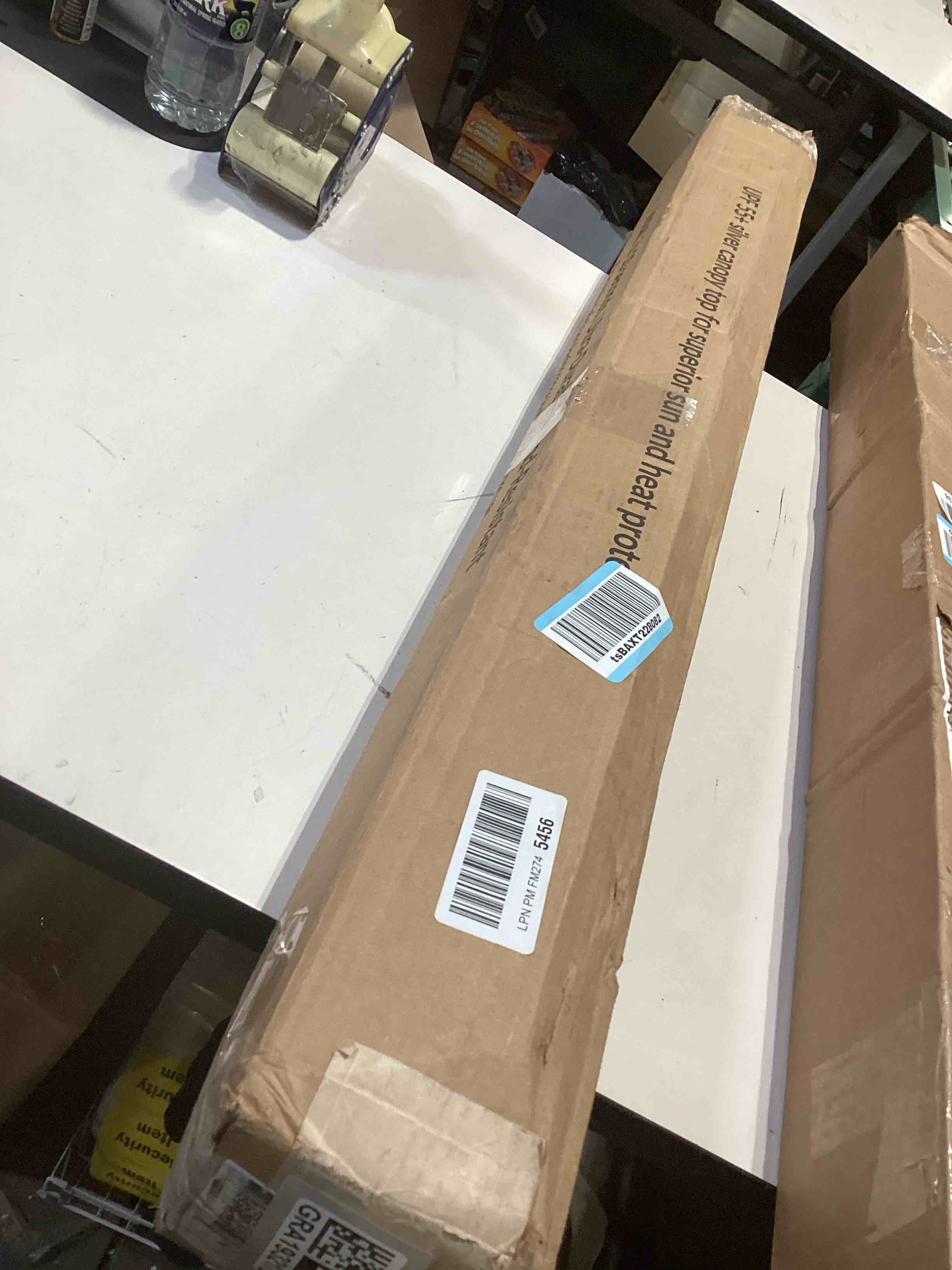 Condition photo showing Good Condition for SIMILAR TO…Handy Beach Umbrella & Anchor System, Large 7ft Silver Coated UPF 55 Canopy, 10 Second Installation, Wind Resistant, Durable, Lightweight, Comfortable Dual Pocket Bag Included