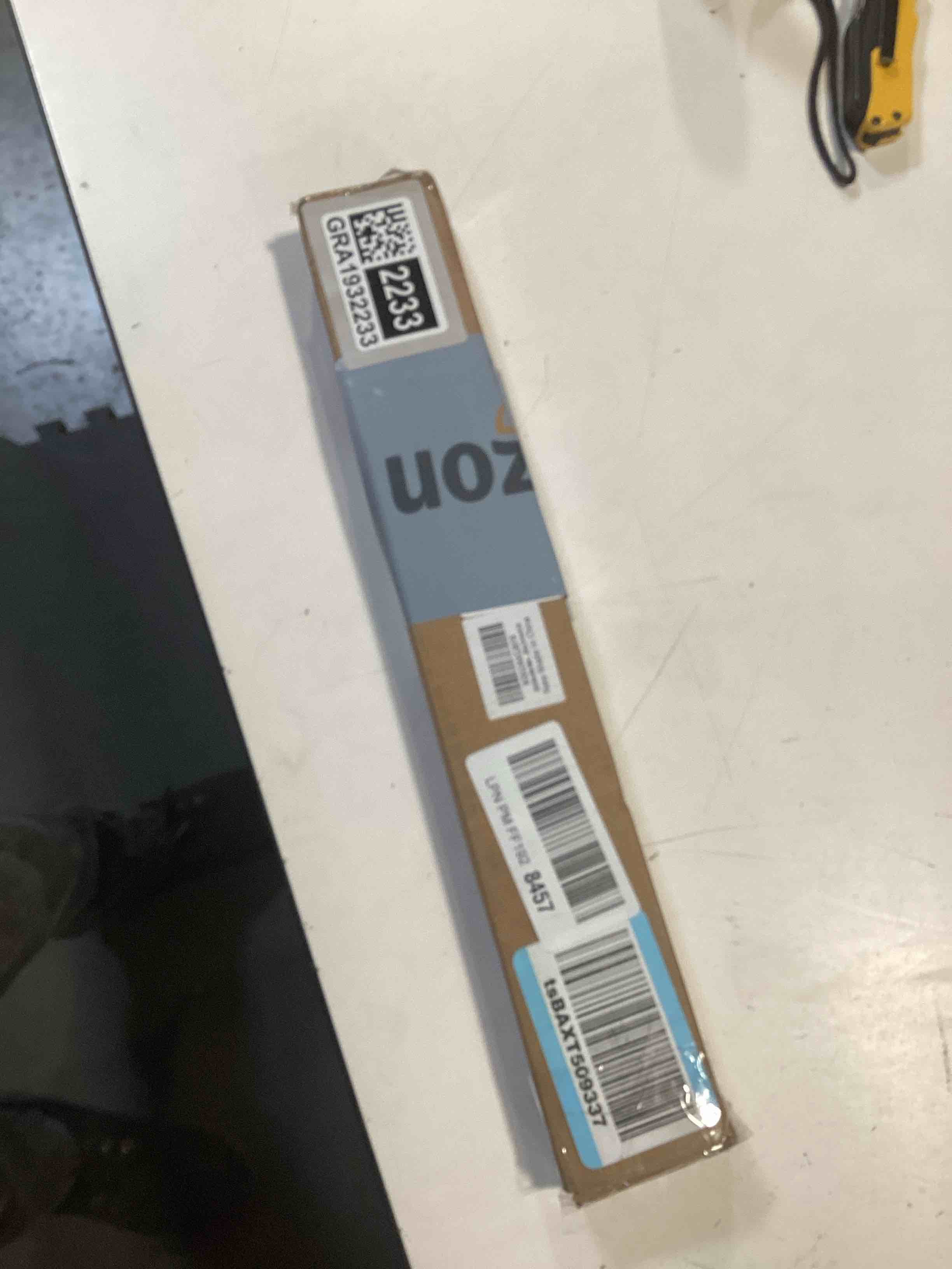 Condition photo showing As Is for DELUX Microfiber Feather Duster Extendable Duster with 100 inches Extra Long Pole, Bendable Head & Long Handle Dusters for Cleaning Ceiling Fan, High Ceiling, Blinds, Furniture & Cars Gray