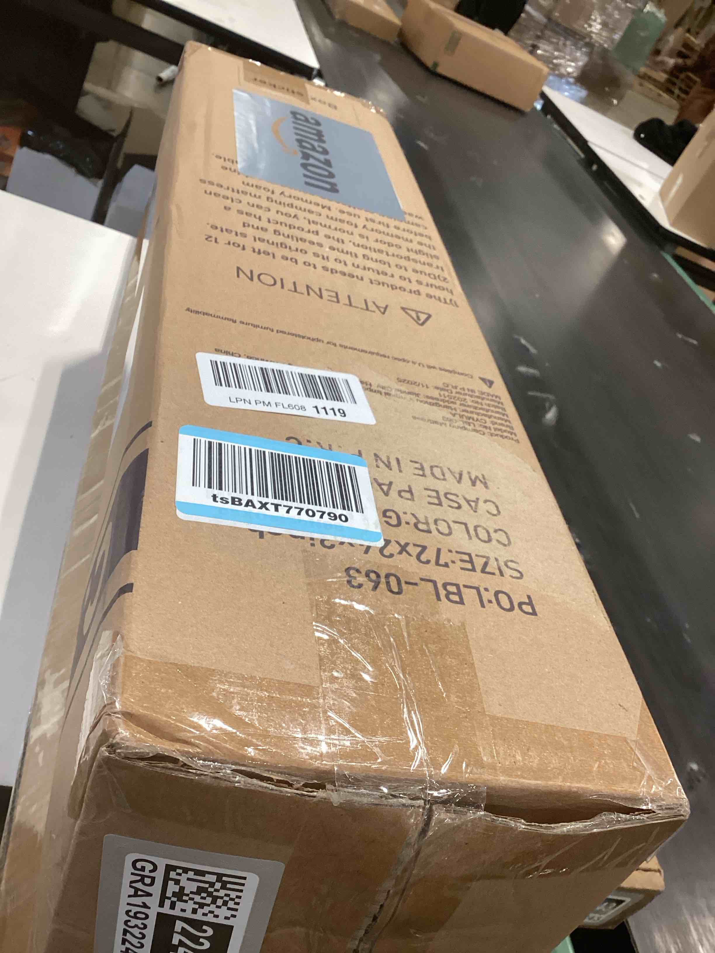 Condition photo showing Good Condition for CYMULA Memory Foam Camping Mattress Pad, CertiPUR-US Sleeping Mat, Portable Roll Up Mattress for Adults, Camping Bed Pads for Sleepover, Car Bed with Travel Bag Grey Small Single/Cot-72x24x3 IN