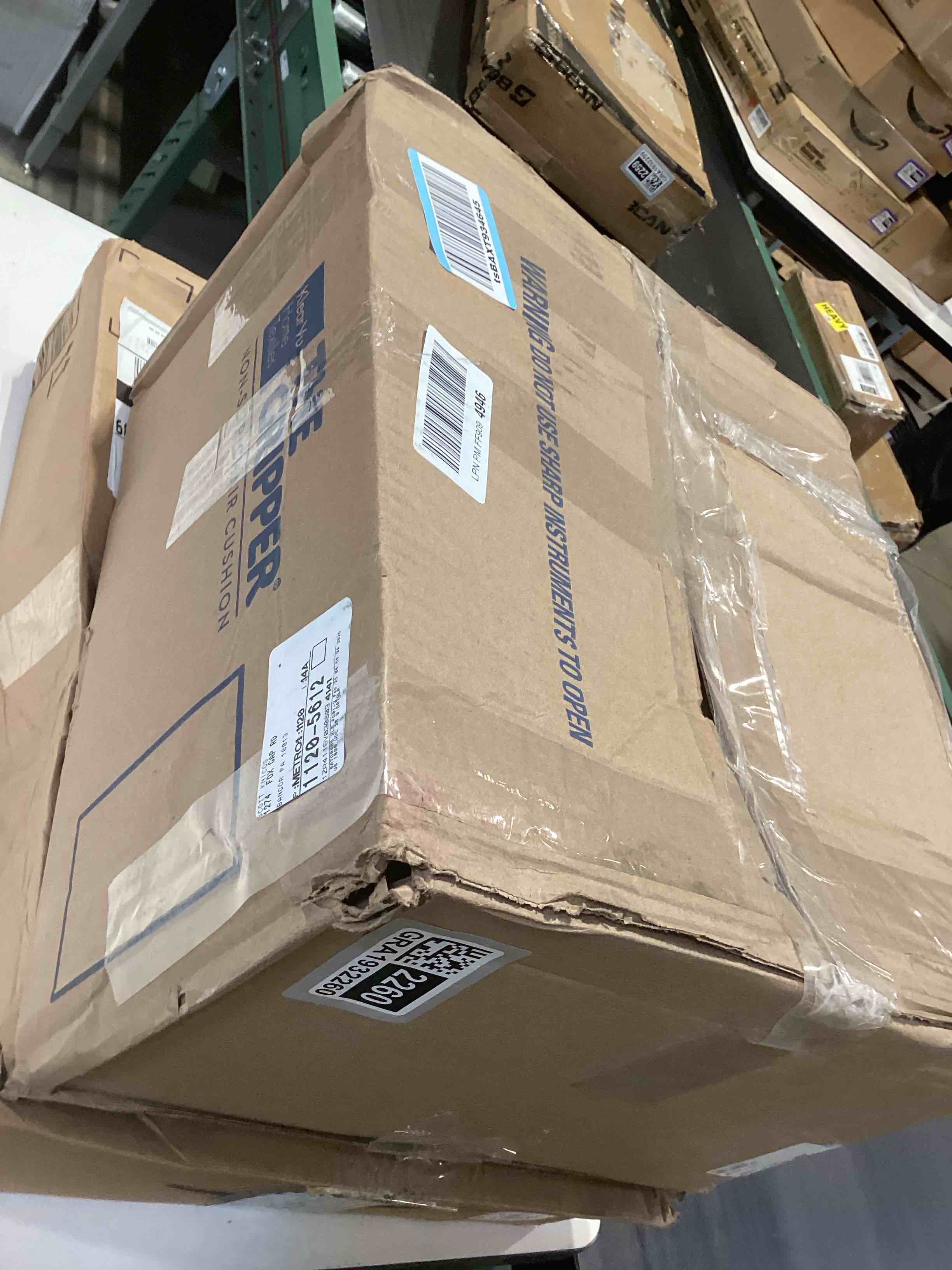 Condition photo showing Good Condition for Klear Vu Omega Non-Slip Universal Chair Cushions for Dining Room, Kitchen and Office Use, 4 Pack, Leather Dark Brown 4 Count