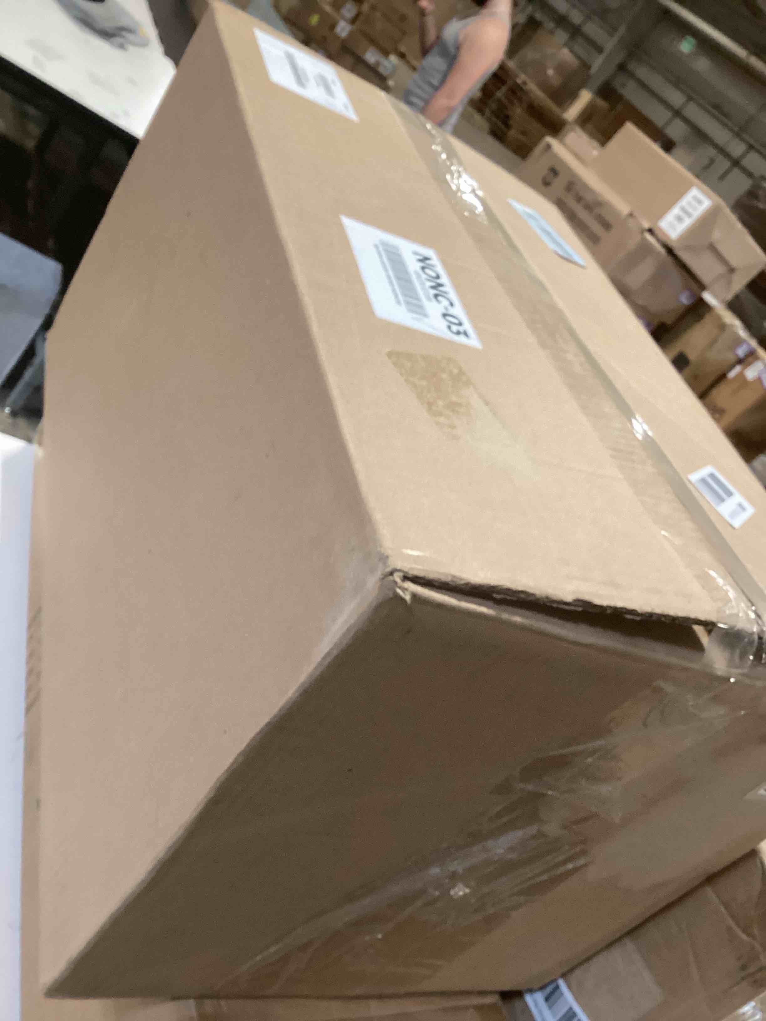 Condition photo showing Good Condition for Beautyrest White Goose Feather Down Fiber Comforter,Ultra-Soft 100% Cotton Duvet Insert King Size,Hotel Collection Luxury All Season Bedding Comforter with Corner Tabs,White/King,106"x90"