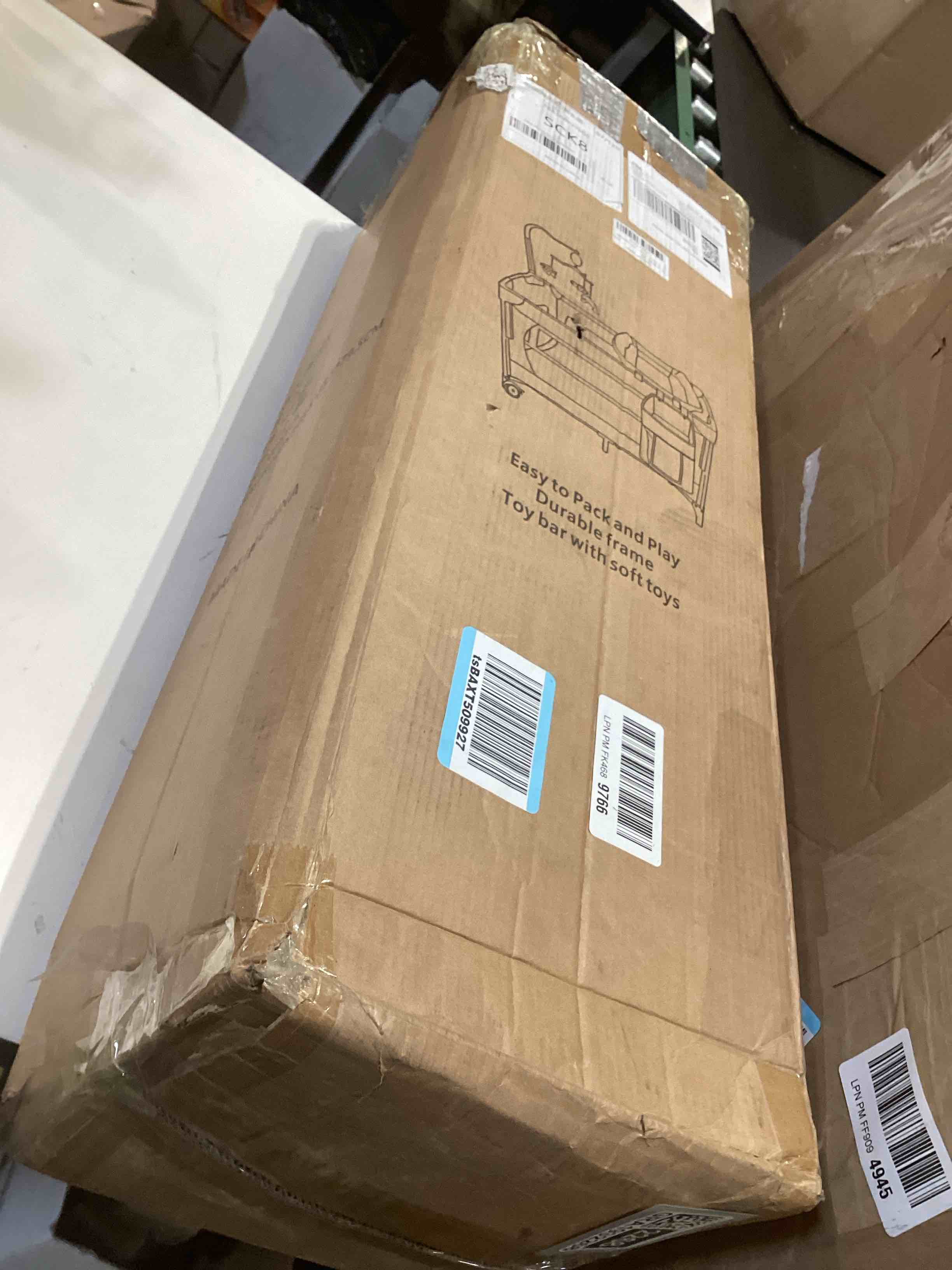 Condition photo showing Good Condition for SIMPLGIRL Bedside Bassinet for Baby, 4 in 1 Pack n Play Bassinet Bedside Sleeper Baby Crib with Toys & Music Box, Mattress, Foldable Playard for Newborn to Toddles