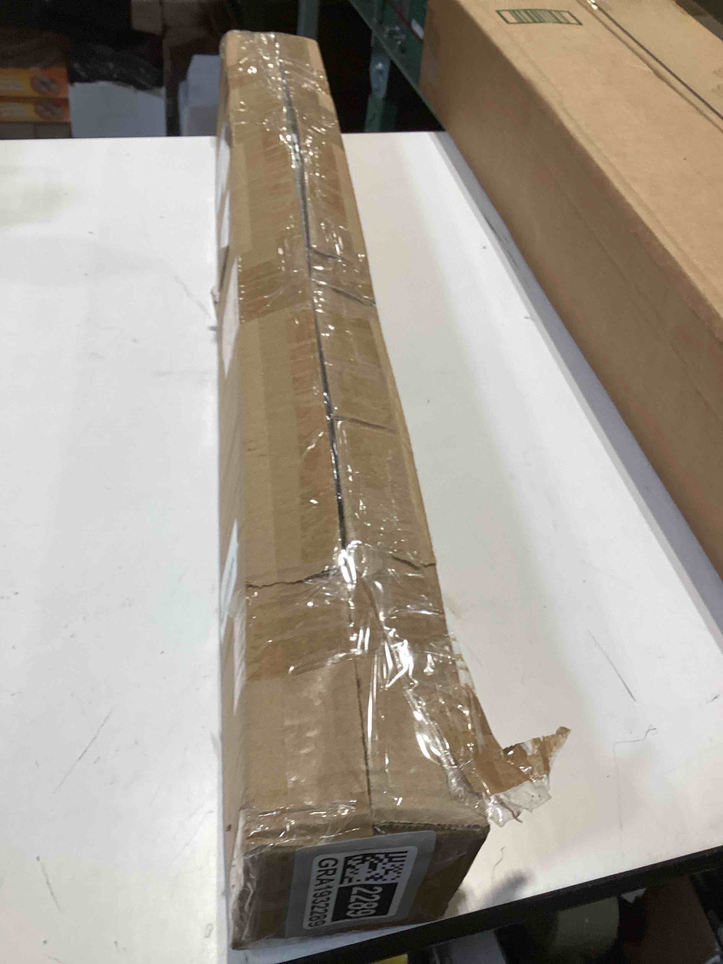 Condition photo showing Good Condition for LazBlinds No Tools No Drill TDBU Cordless Roman Shades for Window, Thermal Insulated UV Blocking, 100% Blackout Fabric Blinds for Bedroom & Living Room, 28" W x 64" H, Blackout - Grey Blackout - Grey 28"W x 64"H
